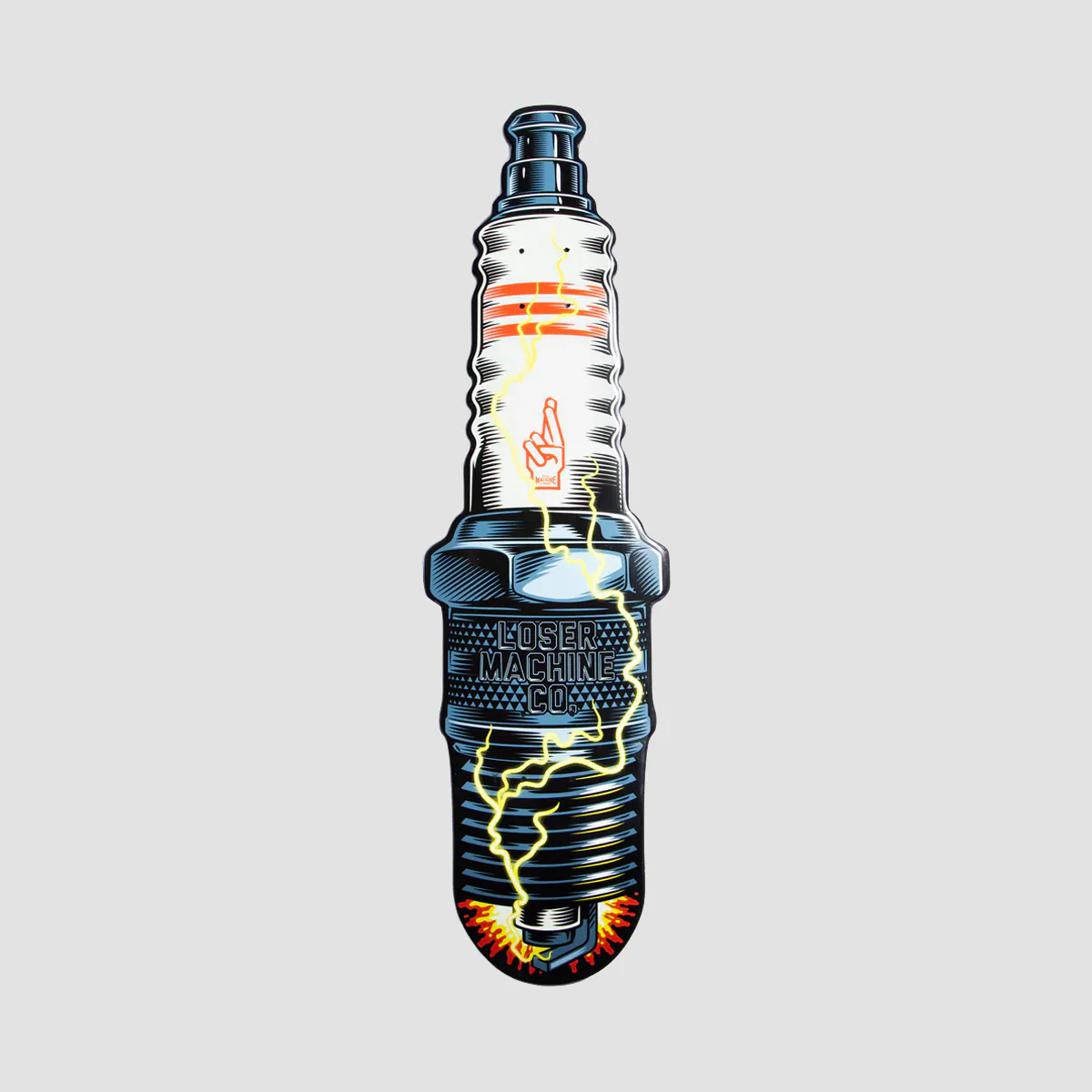 Loser Machine Spark Plug Skateboard Deck Assorted - 8.5"