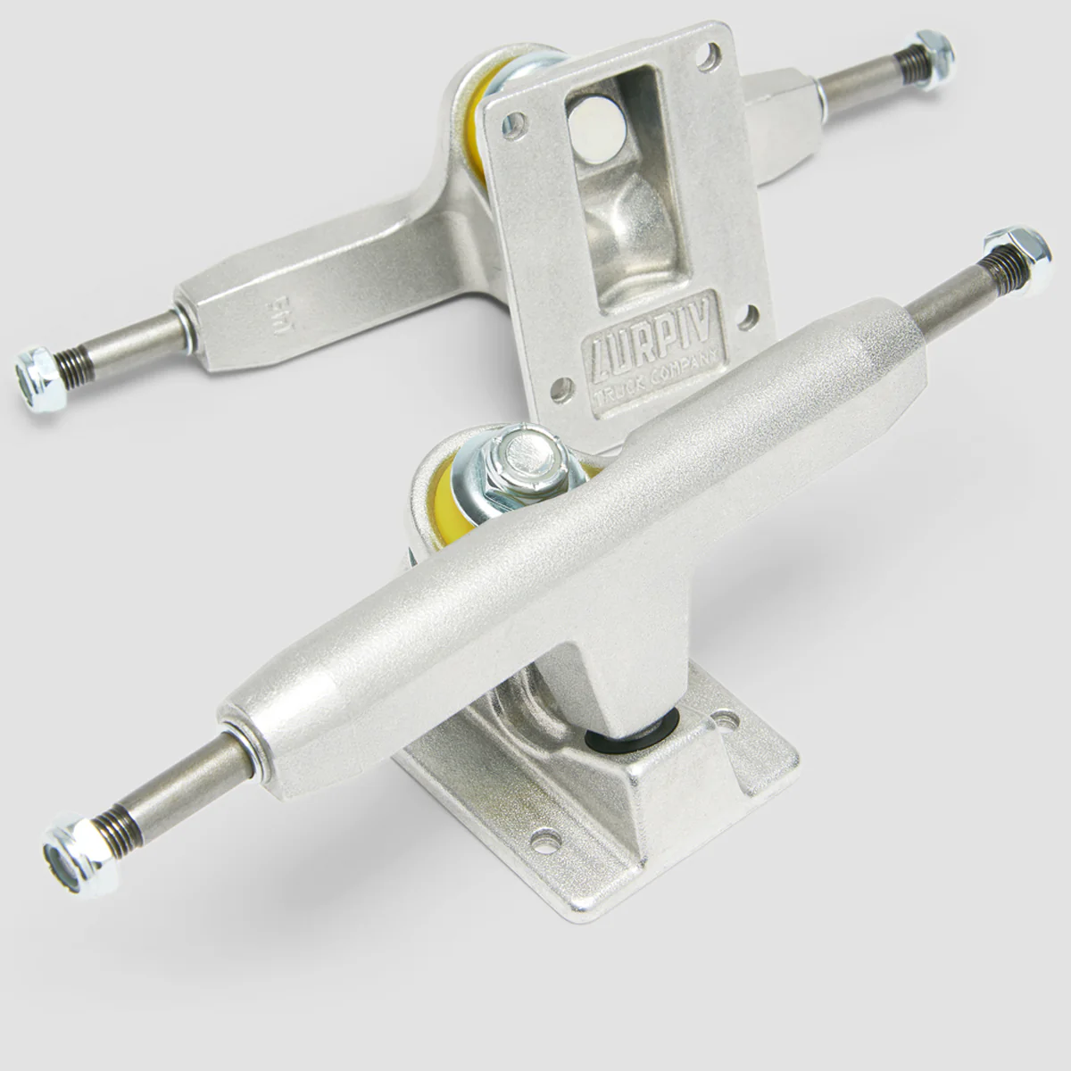 Lurpiv 145mm Skateboard Trucks 1 Pair Polished - 8.3" - Image 4