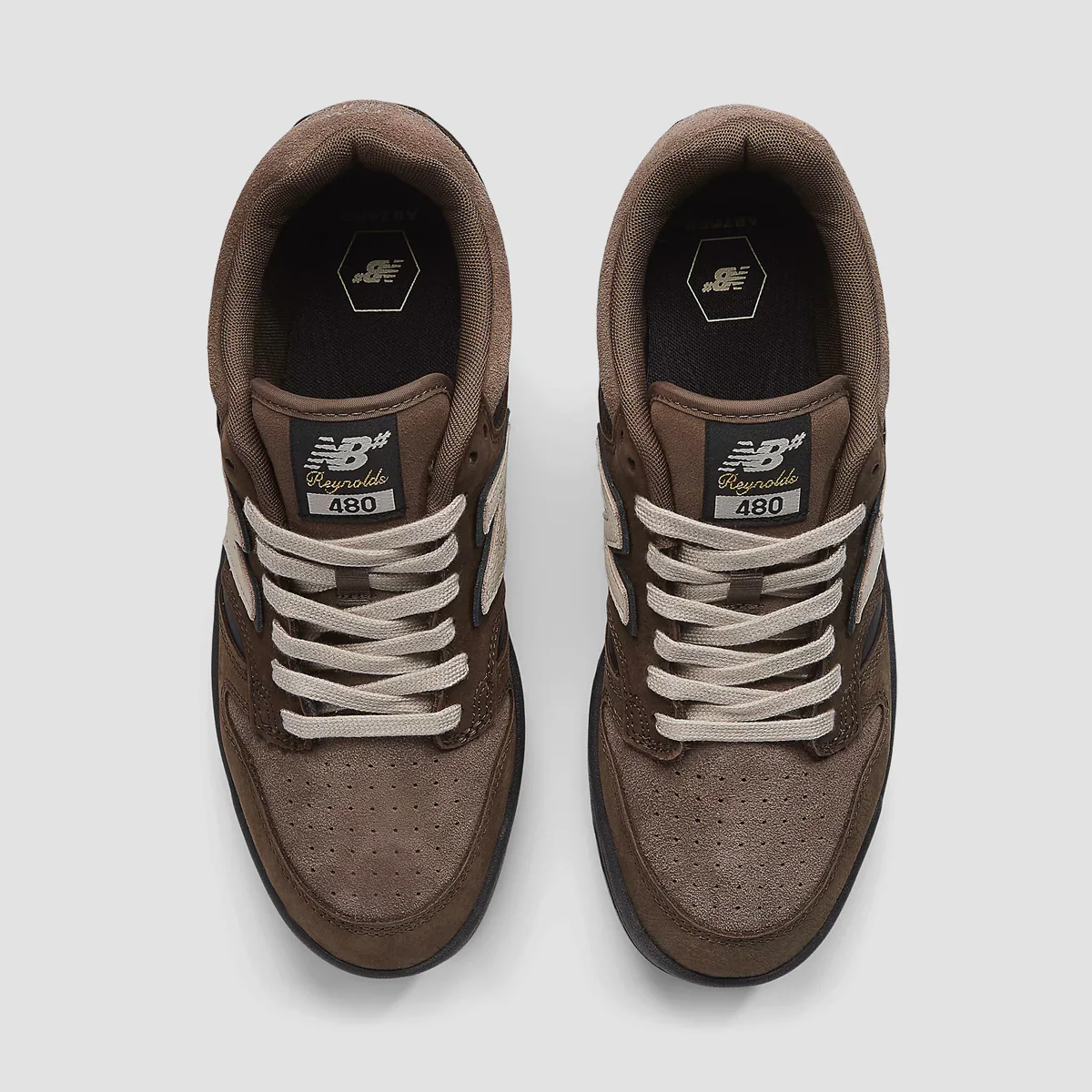 New Balance Numeric 480 Andrew Reynolds Shoes - Chocolate/Tan - Image 3