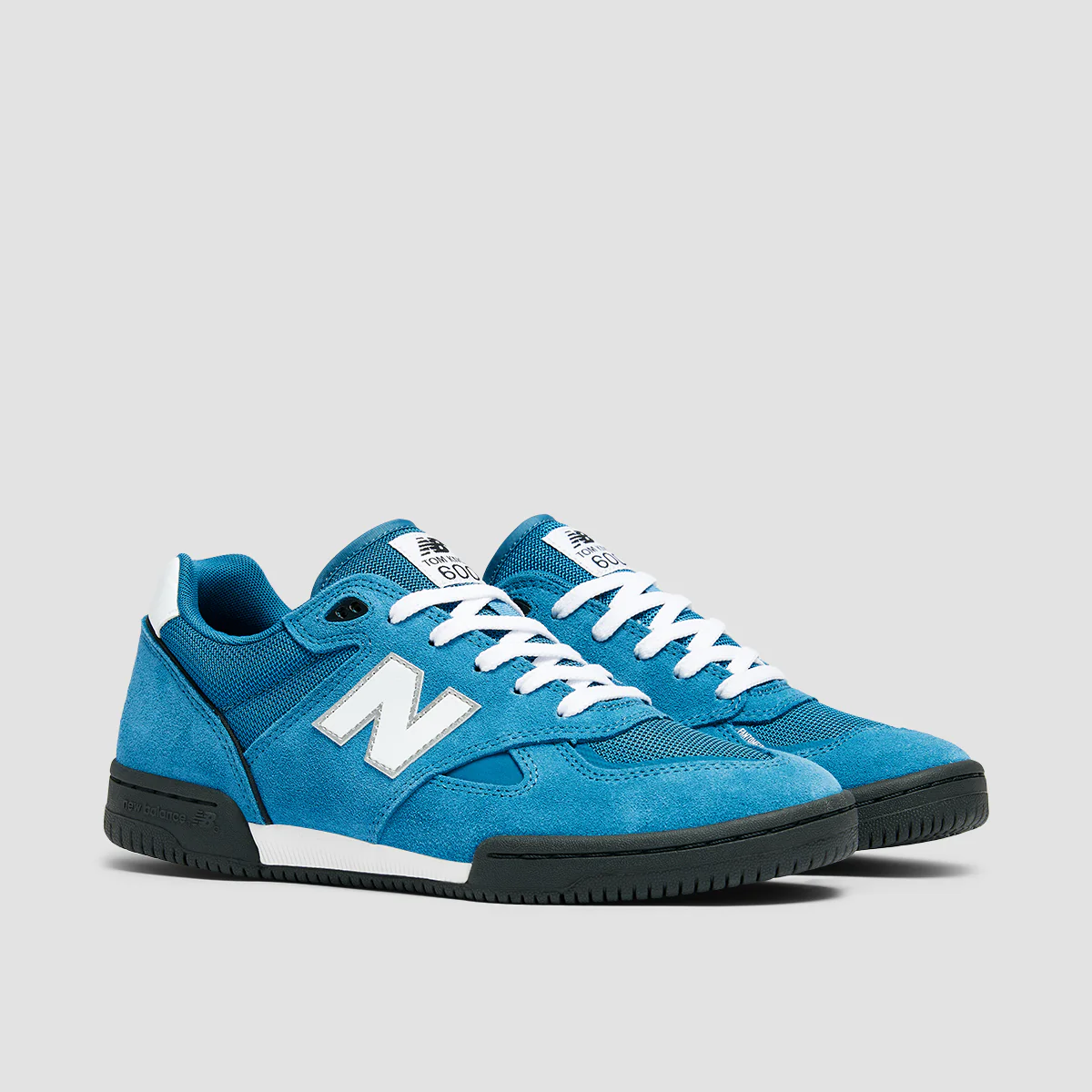 New Balance Numeric 600 Tom Knox Shoes - Elemental Blue/White - Image 2