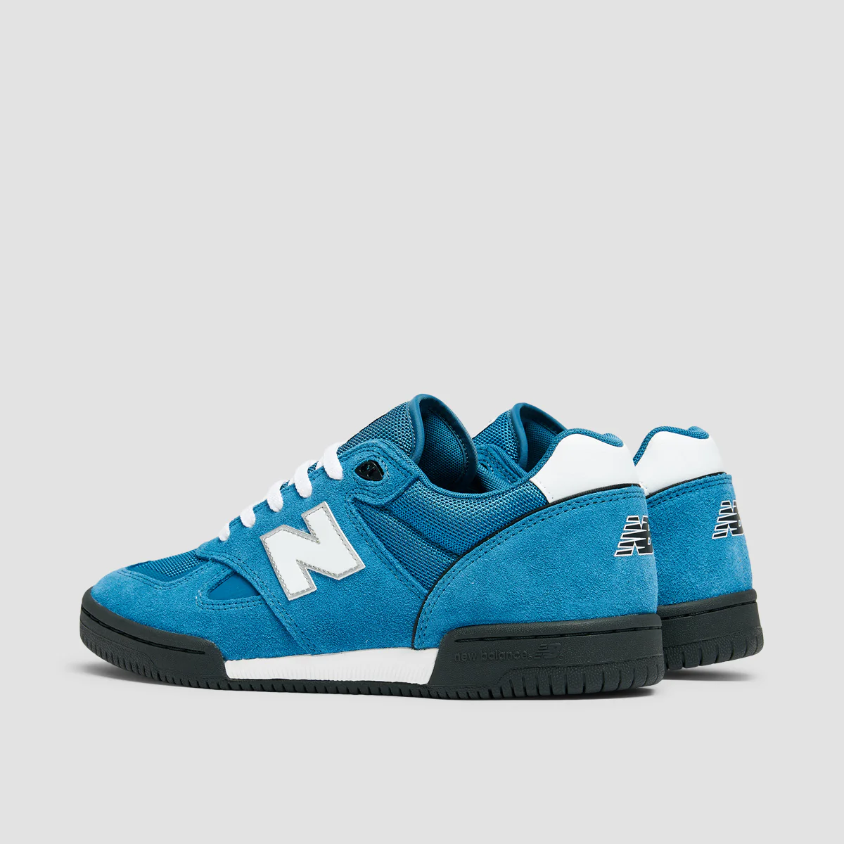 New Balance Numeric 600 Tom Knox Shoes - Elemental Blue/White - Image 3