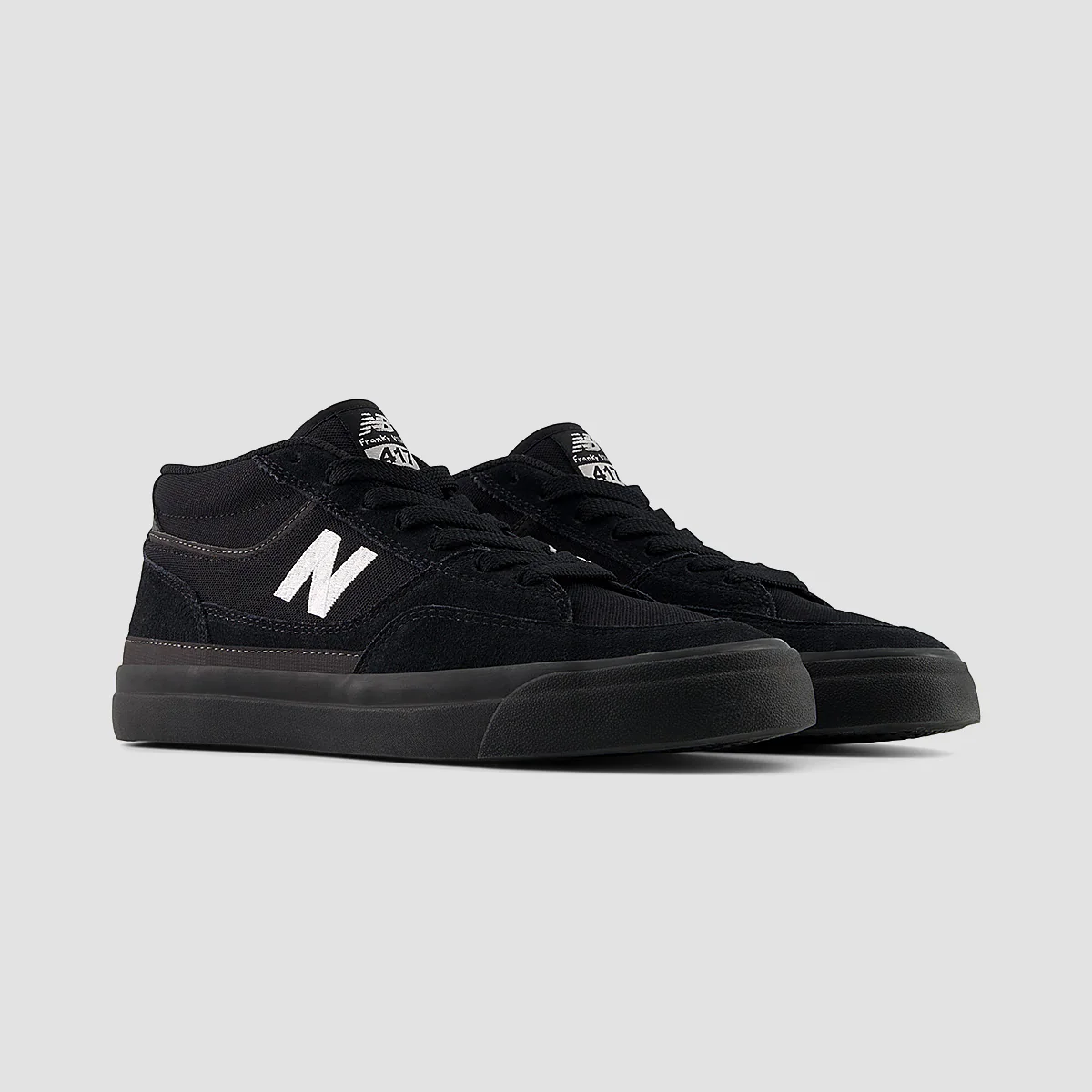 New Balance Numeric Franky 417 Mid Top Shoes - Black/NB 103 White - Image 2