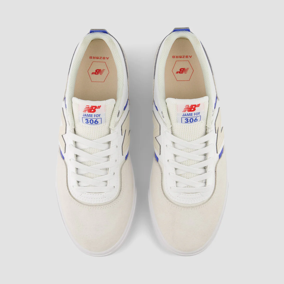 New Balance Numeric Jamie Foy 306 Shoes - Reflection/NB 103 White - Image 3