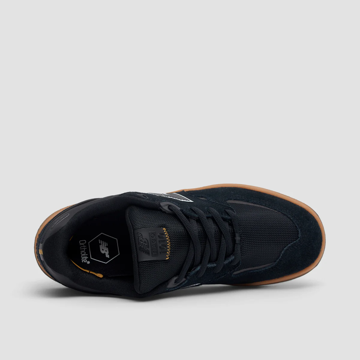 New Balance Numeric Tiago Lemos 1010 Shoes - Black/Gum - Image 4