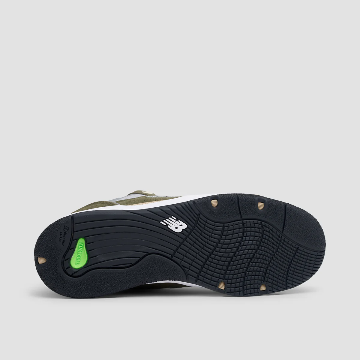 New Balance Numeric Tiago Lemos 1010 Shoes - Olive/Grey - Image 5