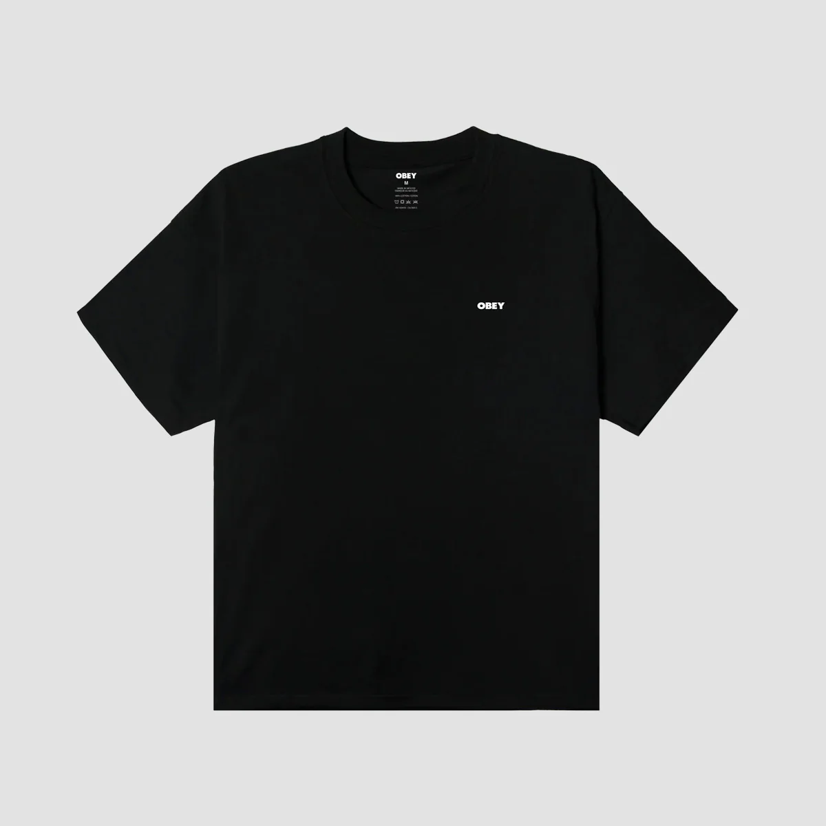 OBEY Heat Map Icon HeavyweightT-Shirt Black - Image 2