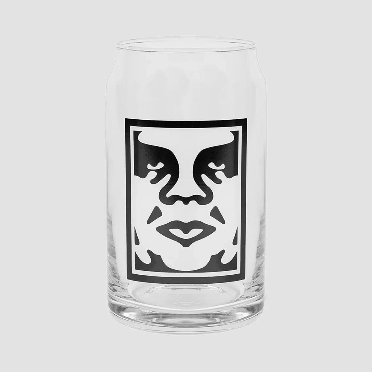 OBEY Icon 16oz Drinking Glass Clear