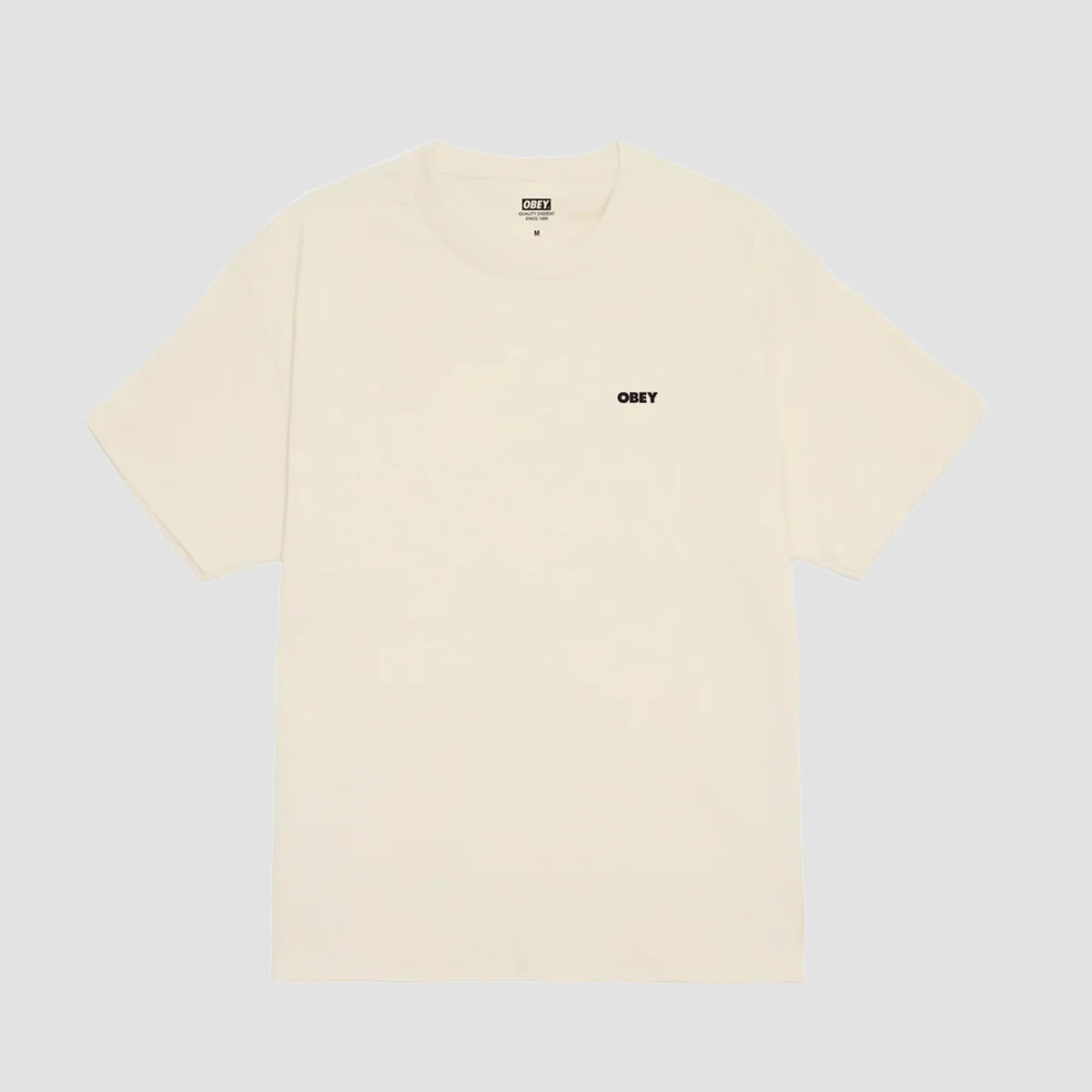 OBEY Wrong Path T-Shirt Cream - Image 2