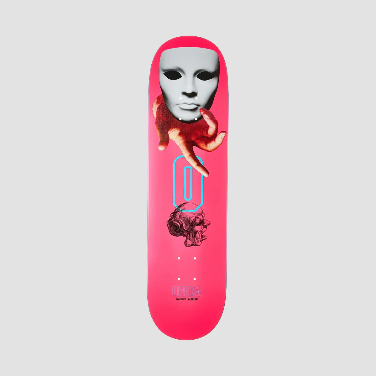 Opera Nassim Handed EX7 Skateboard Deck Pink - 8.5"