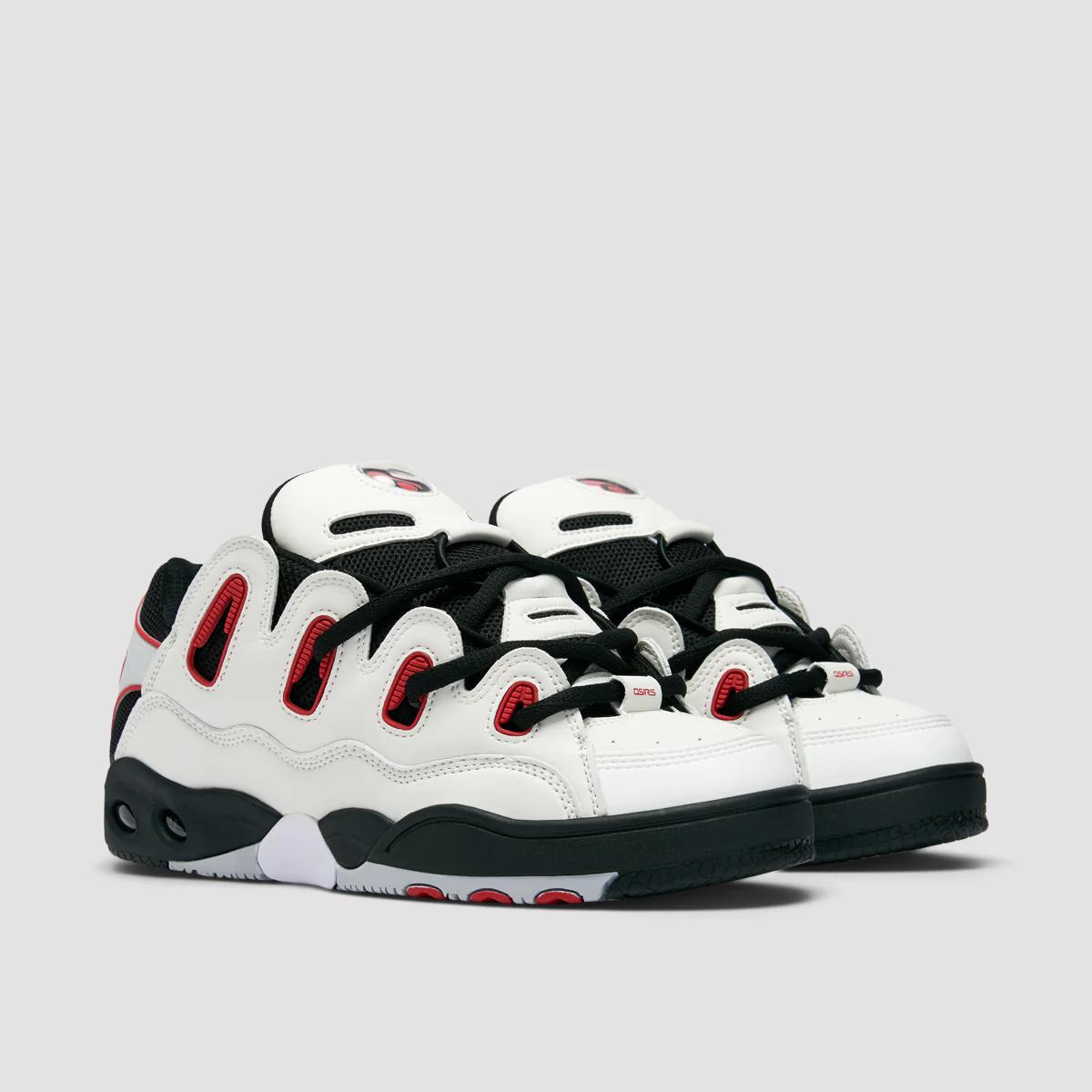 Osiris D3 OG Shoes - Black/White/Red - Image 2