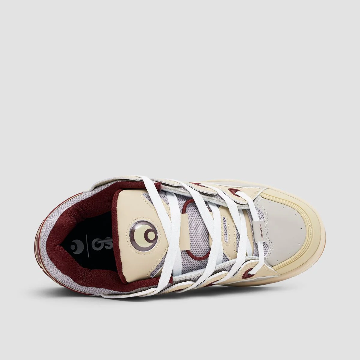 Osiris D3 OG Shoes - Tan/Burgundy/Gum - Image 4