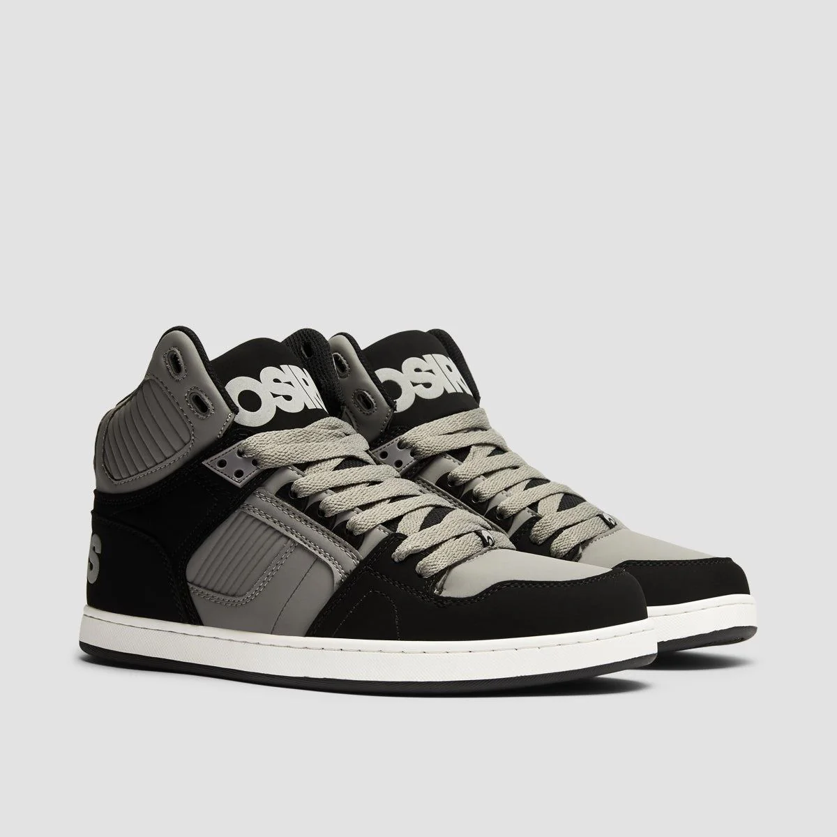Osiris NYC 83 CLK High Top Shoes - Black/Grey/White - Image 2