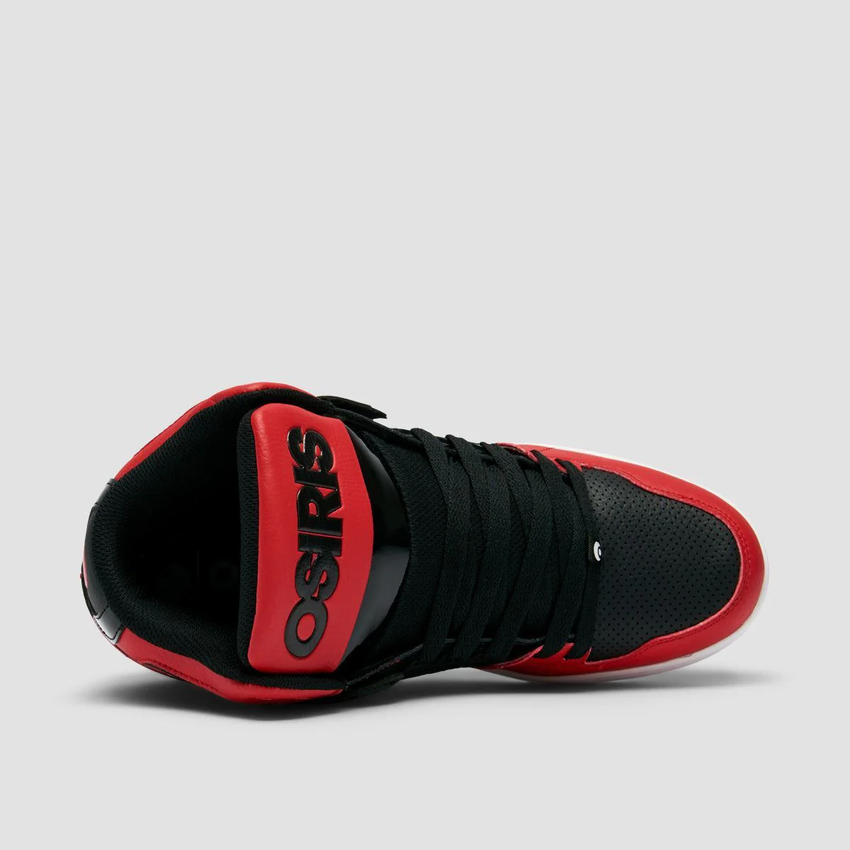 Osiris NYC 83 CLK High Top Shoes - Red/Black/Black - Image 4