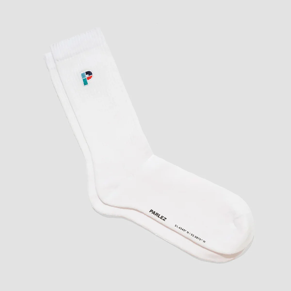 Parlez Lewis Socks White