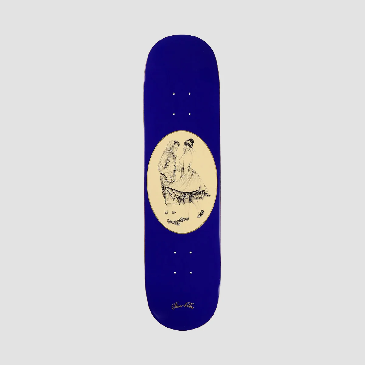 PASS-PORT Dancer Series Skateboard Deck Blue - 8"