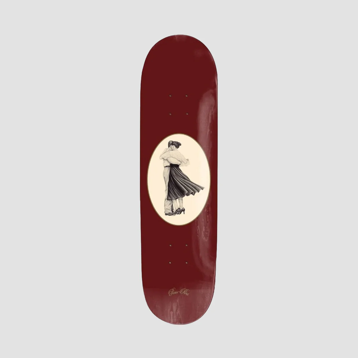 PASS-PORT Dancer Series Skateboard Deck Red - 7.875"