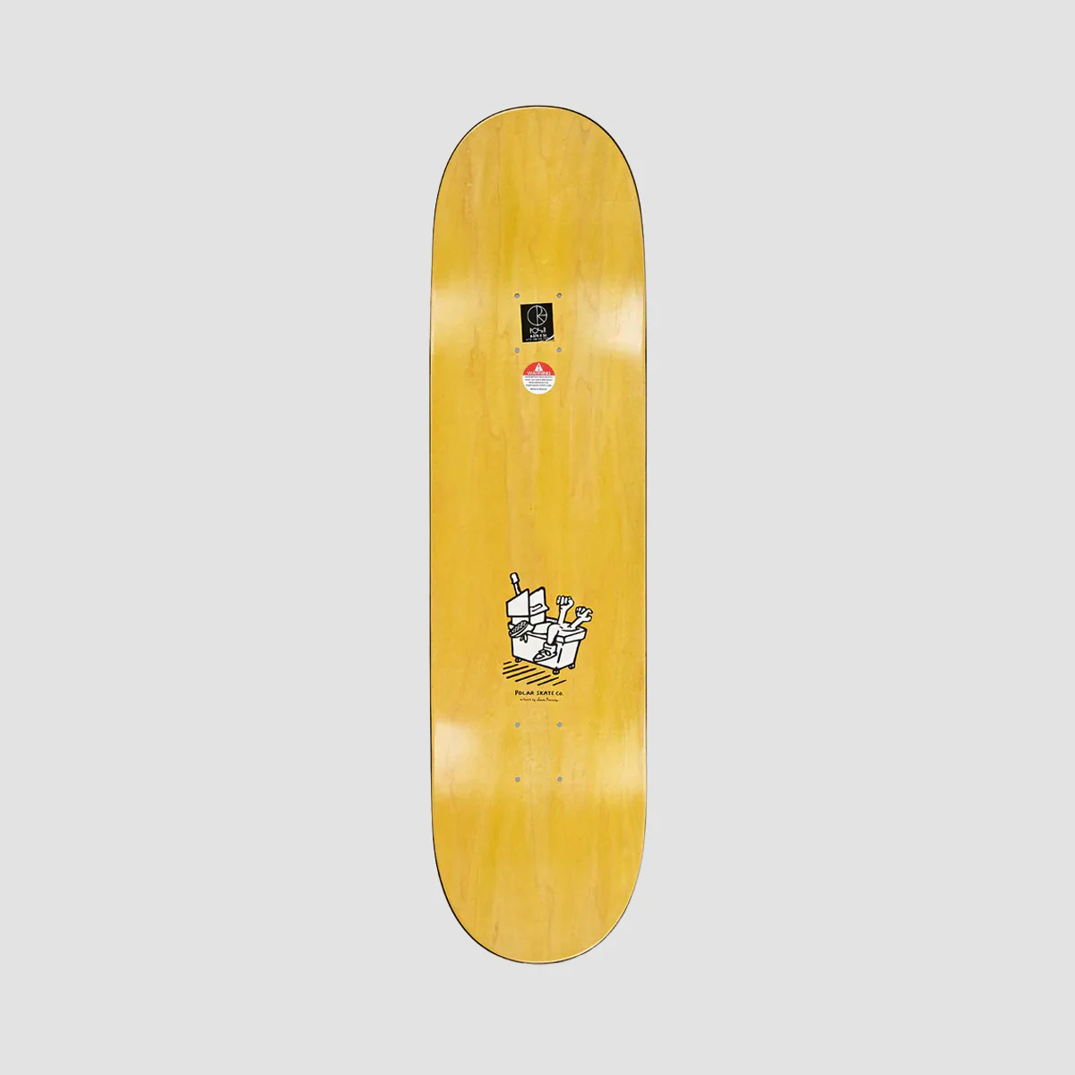 Polar Dane Brady Mopping Skateboard Deck Green - 8" - Image 2