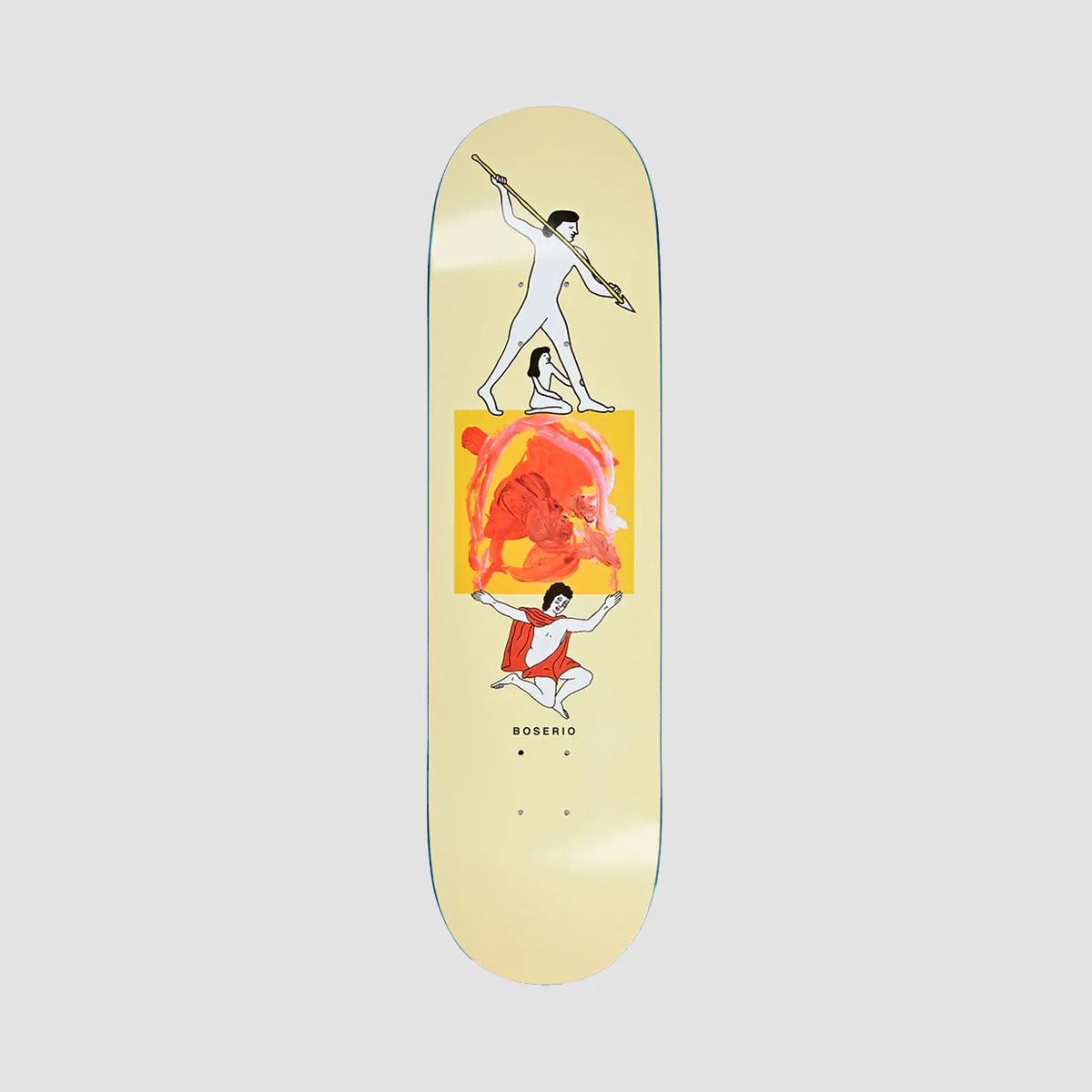 Polar Nick Boserio Family Skateboard Deck Cream - 8.375"