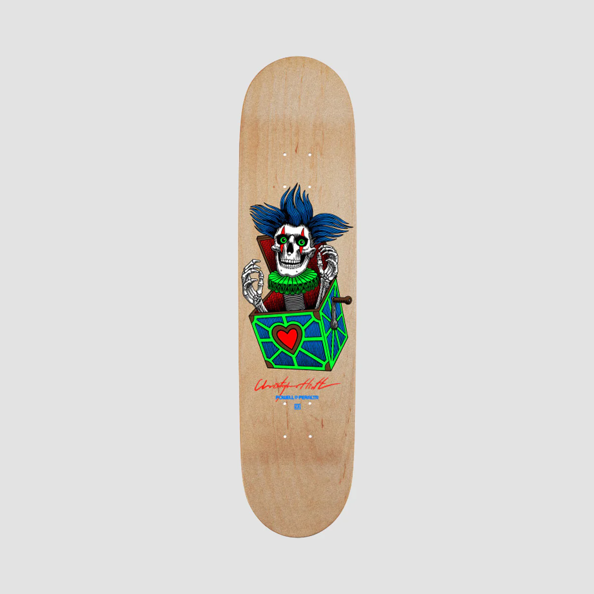Powell Peralta Chris Hiett Skull Grip Tape Clear - 10.5" - Image 2