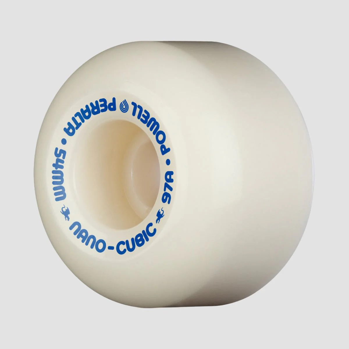 Powell Peralta Dragon Formula Nano Cubic 97A Skateboard Wheels Off White/Blue 54x36mm