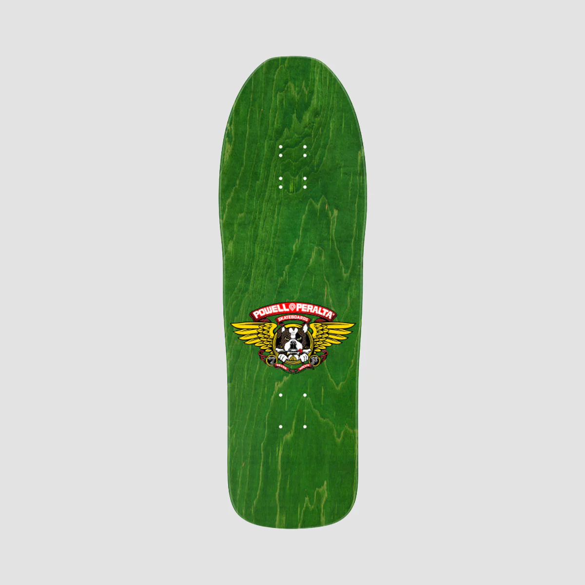 Powell Peralta Frankie Hill Bull Dog 167 Skateboard Deck Green/Gold Foil - 9.95" - Image 2