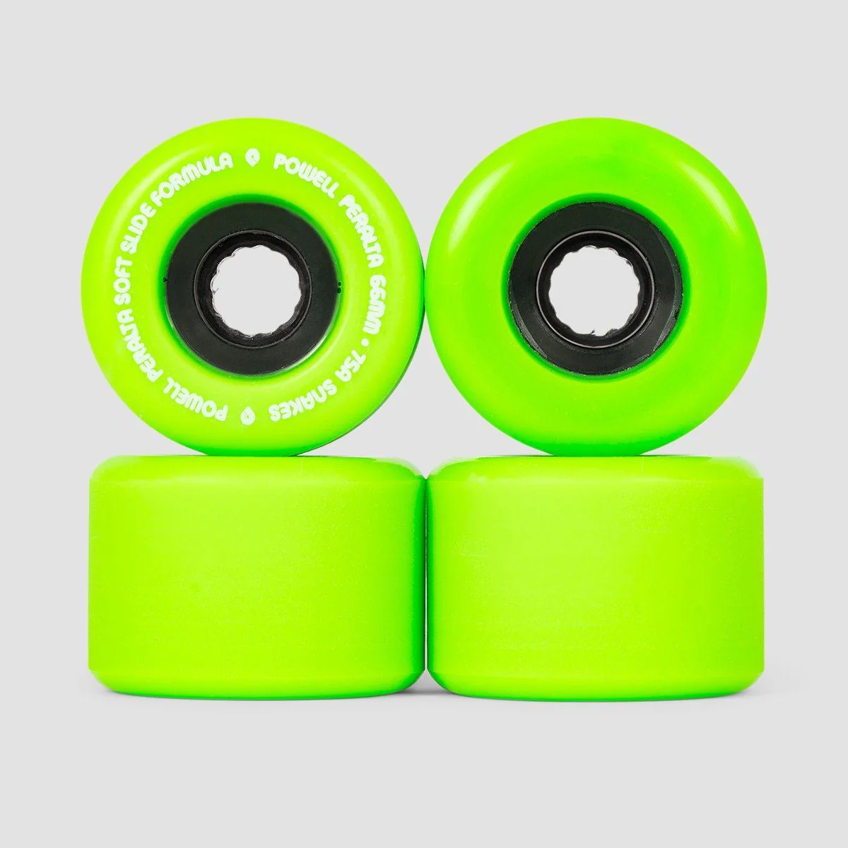 Powell Peralta Snakes 75A SSF Skateboard Wheels Green 66mm - Image 2
