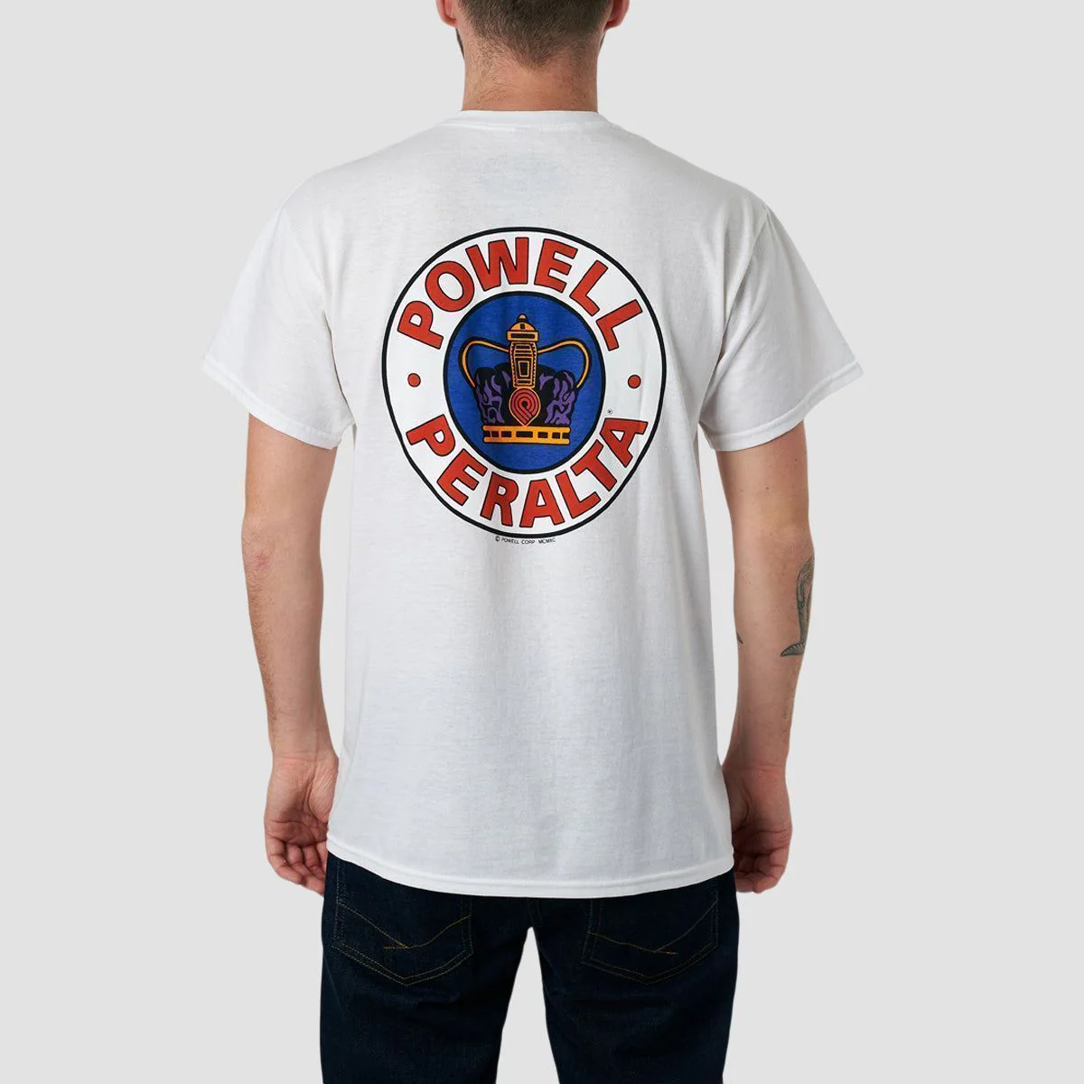 Powell Peralta Supreme T-Shirt White - Image 2