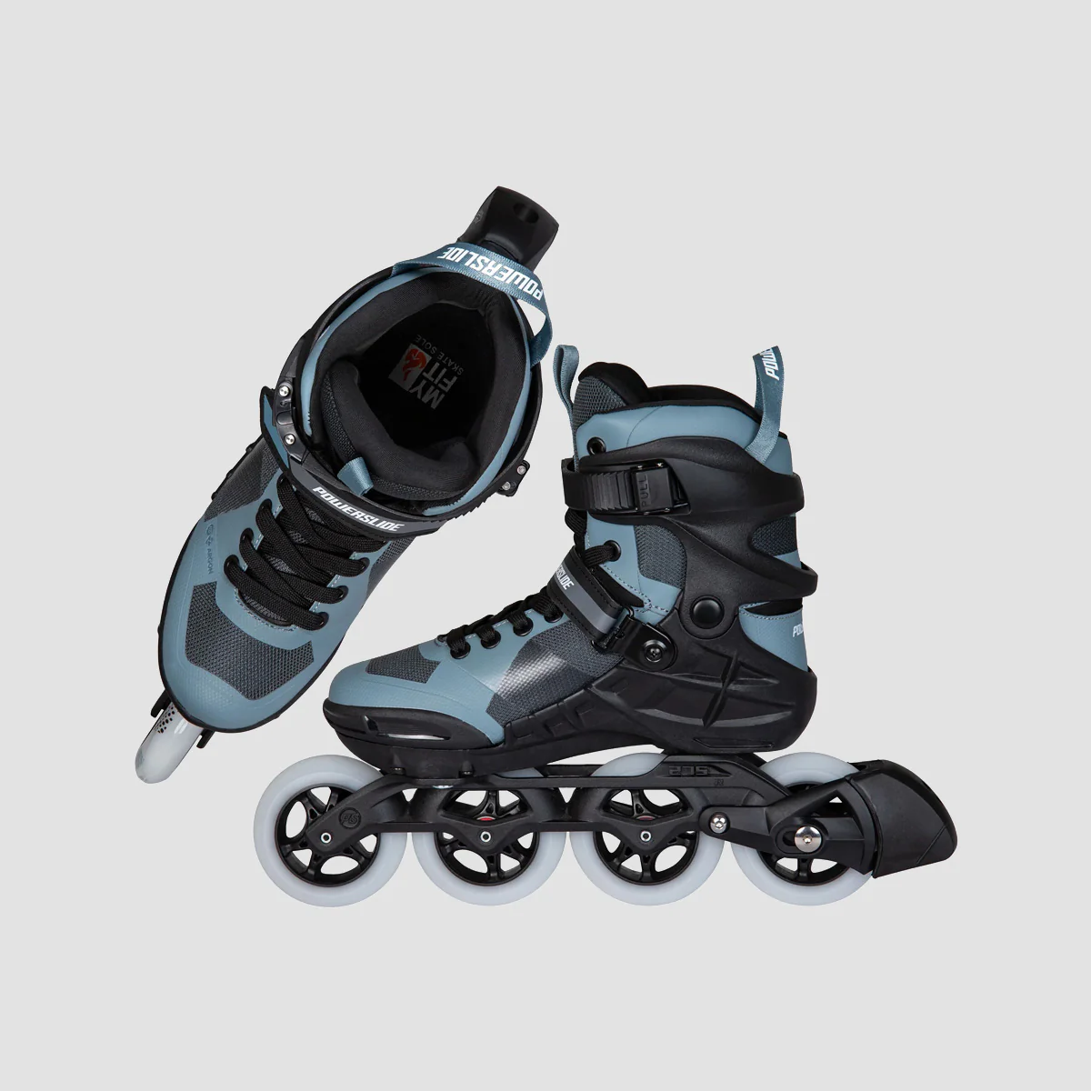 Powerslide Phuzion Argon 90 Inline Skates Grey - Image 2