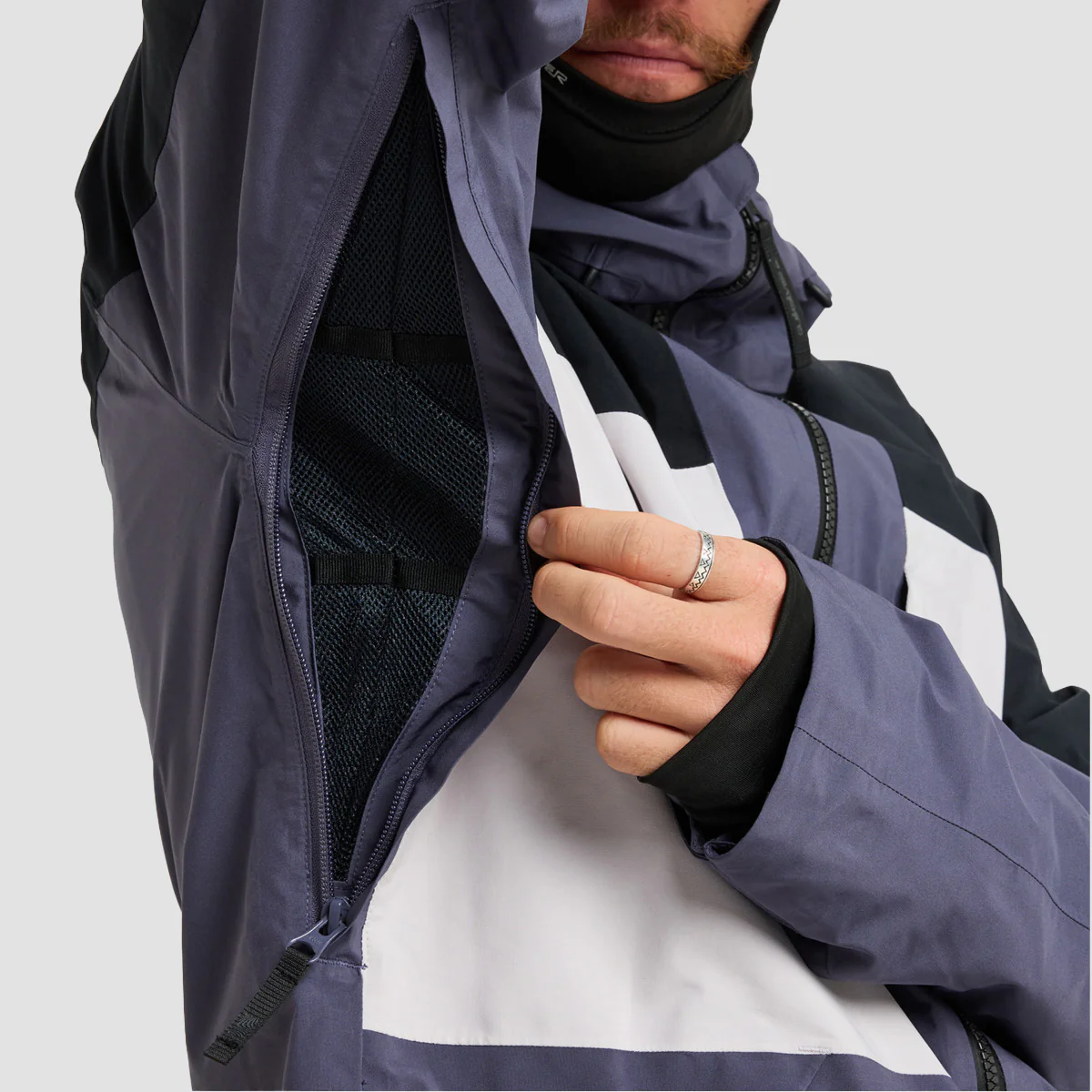 Quiksilver Forever Stretch Gore-Tex Snow Jacket Graystone - Image 3