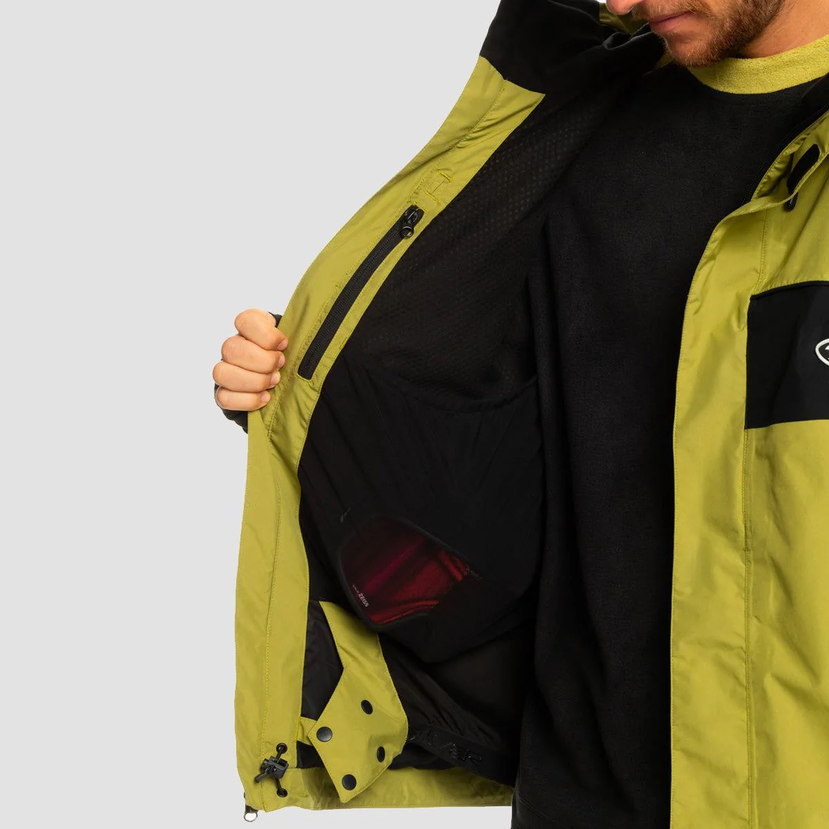 Quiksilver High Altitude Gore-tex Snow Jacket Green Olive - Image 3