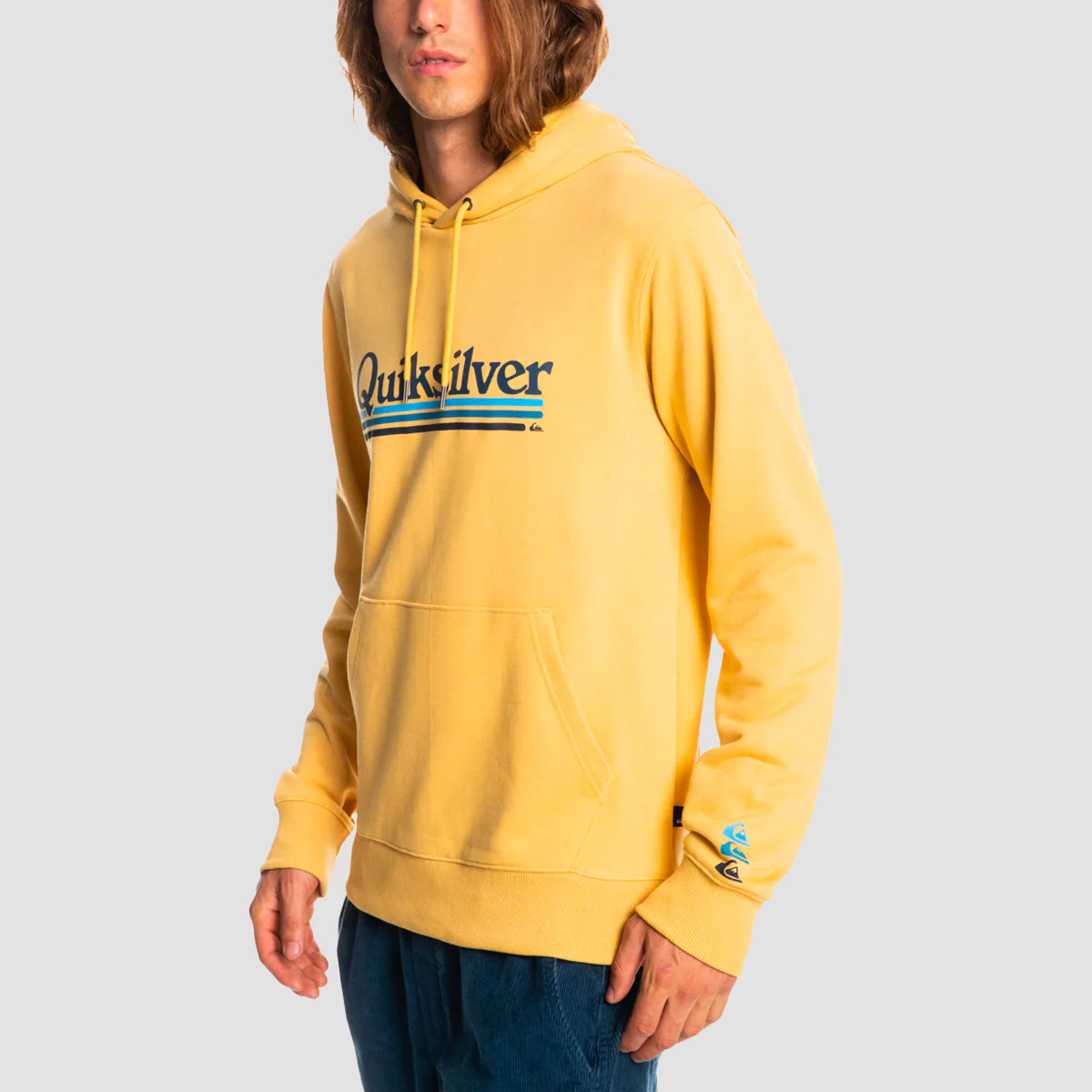 Quiksilver On The Line Pullover Hoodie Rattan - Image 2