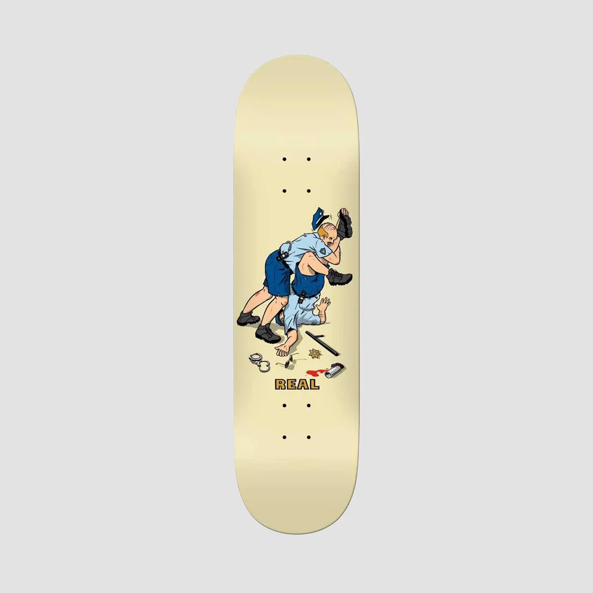 Real Double Duty Security TF Skateboard Deck - 8.5"