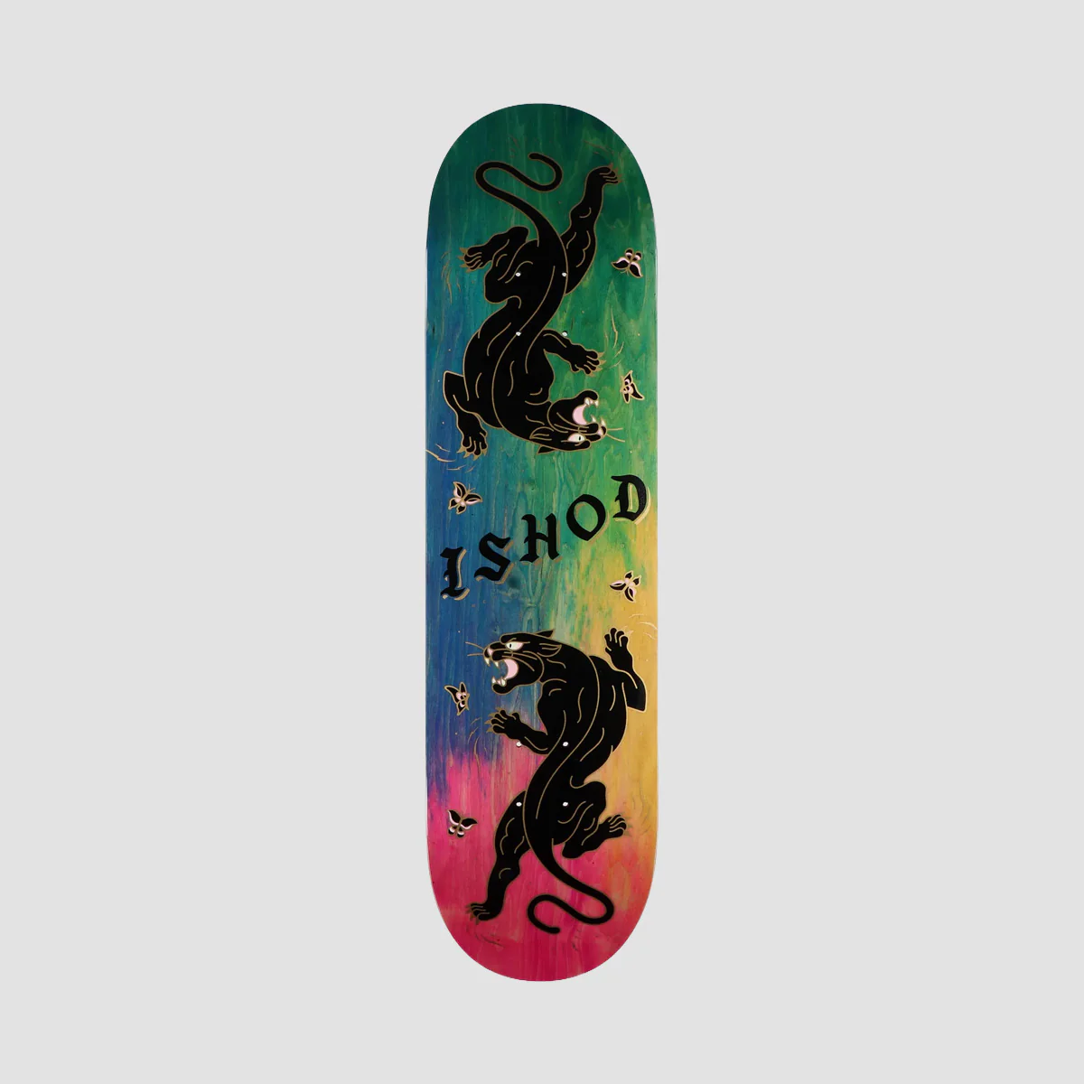 Real Ishod Wair Cat Scratch DBX Twin Tail Slick Skateboard Deck Tie-Dye - 8.25"