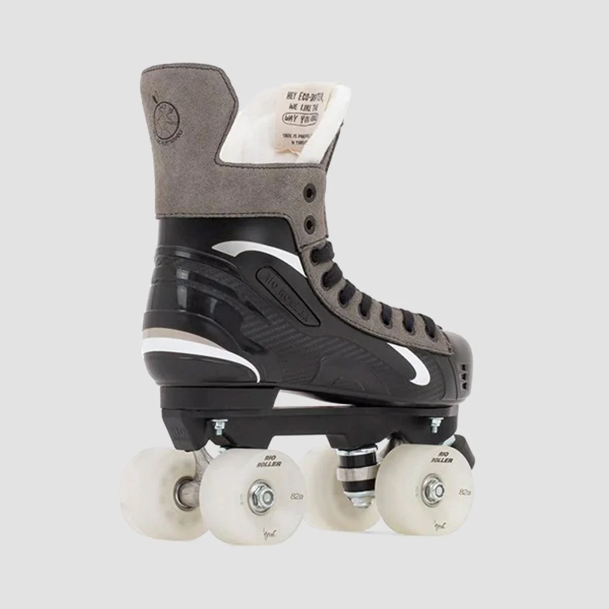 Rio Roller Flow Hockey Quad Skates Black - Image 2