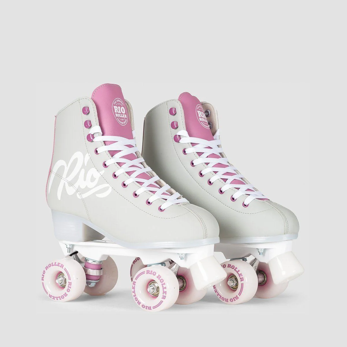 Rio Roller Script Quad Skates Grey/Purple - Image 2