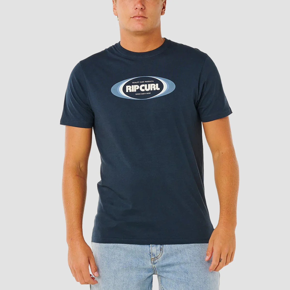 Rip Curl Pacific Rinse Circle T-Shirt Dark Navy - Image 2