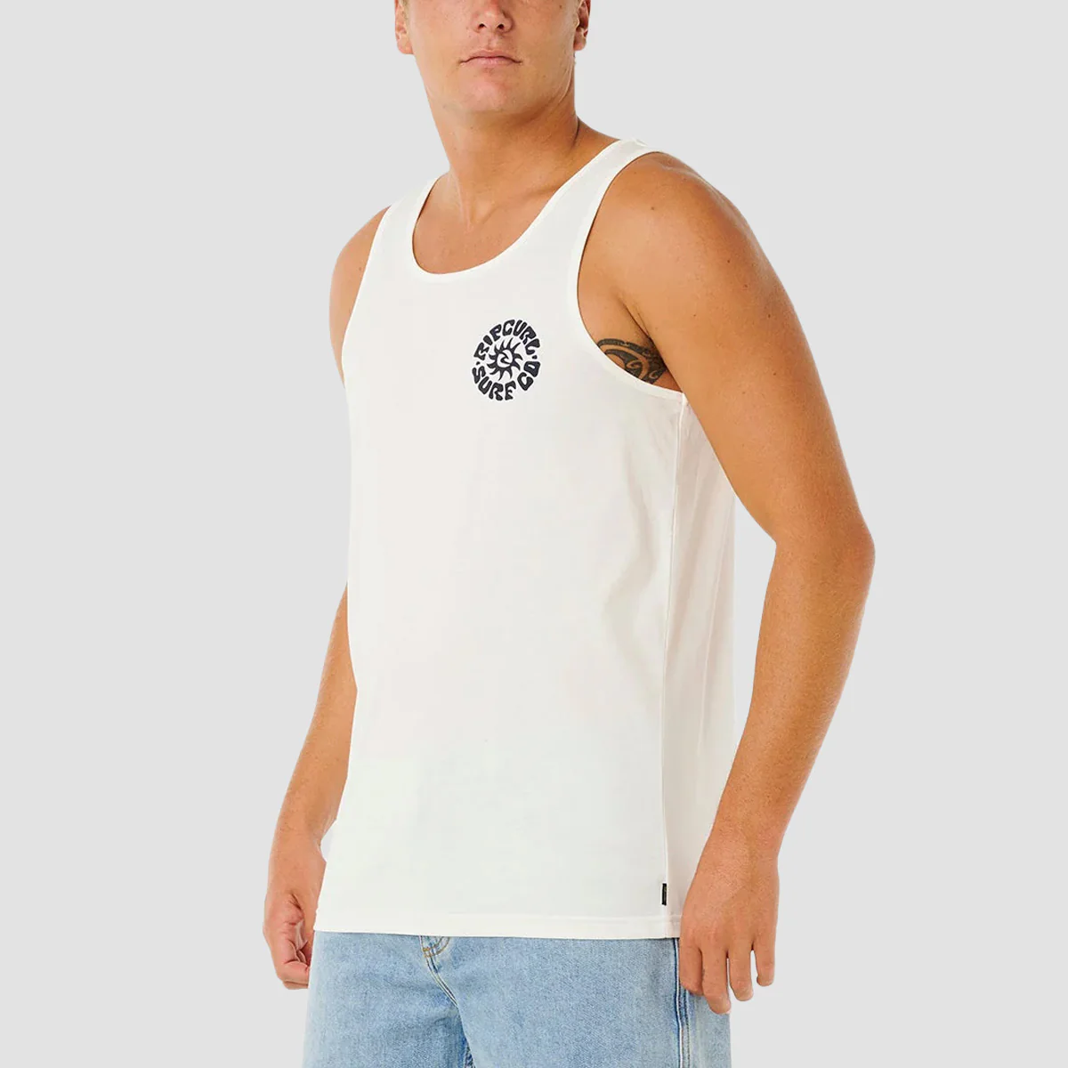 Rip Curl Pacific Rinse Tank Vest Bone - Image 2