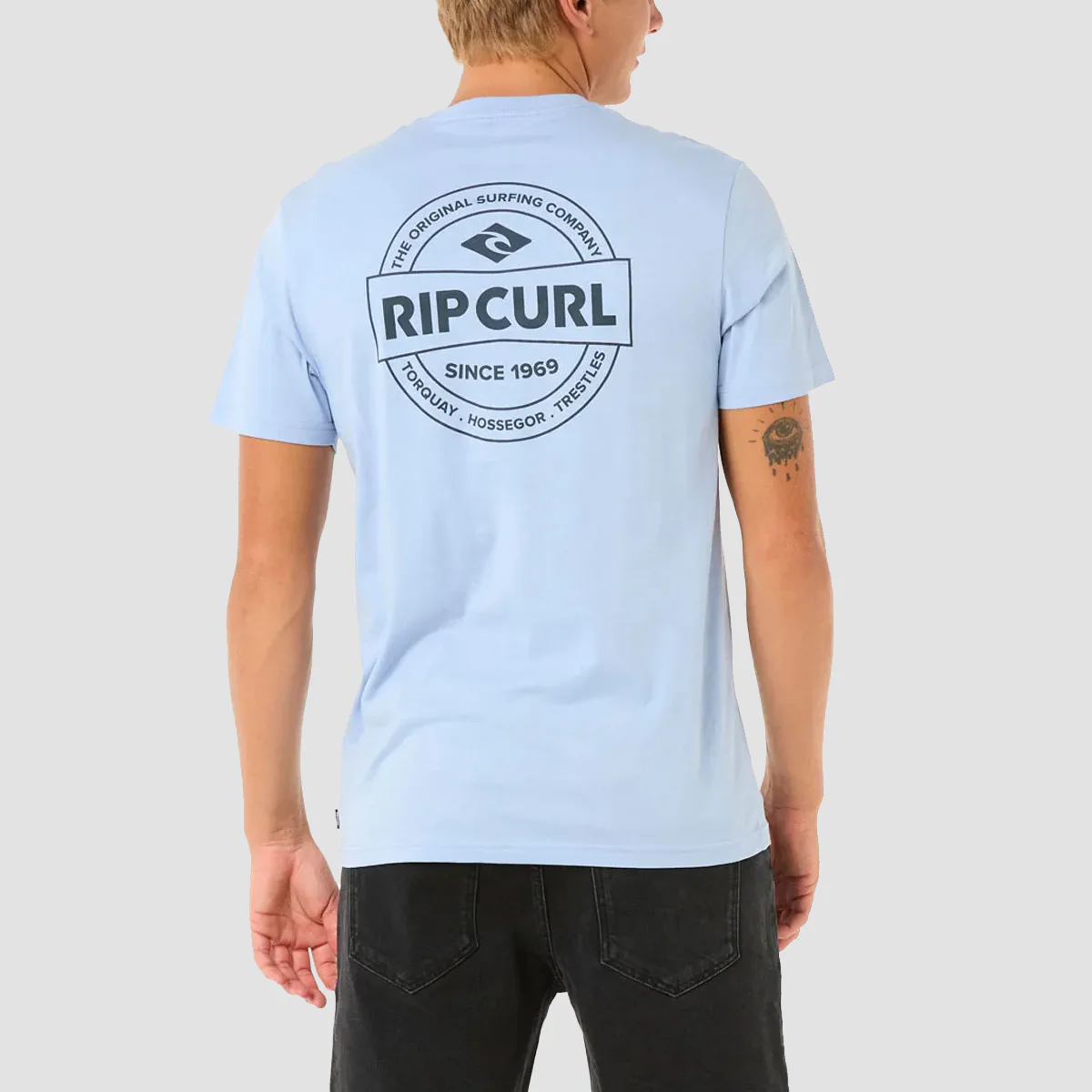 Rip Curl Staple T-Shirt Ice Blue - Image 2