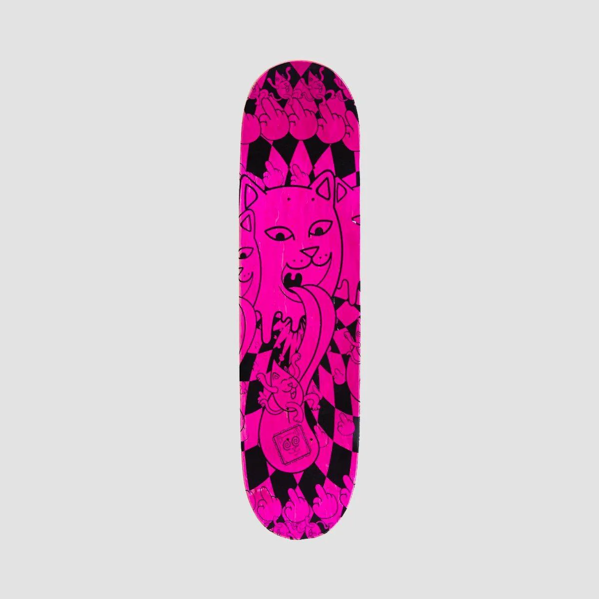 Ripndip Micro Nerm Skateboard Deck Pink - 8" - Image 2