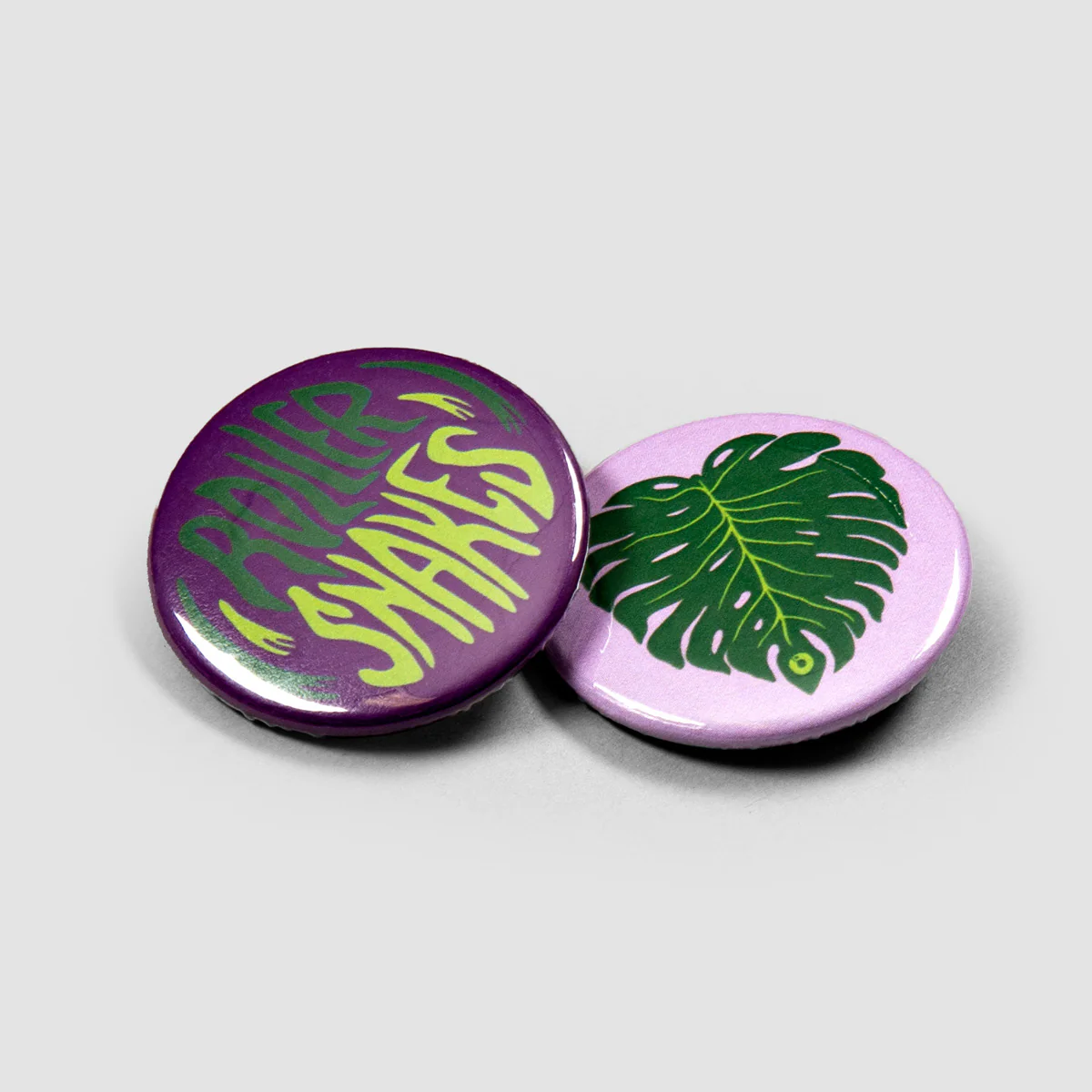 Rollersnakes Cheese Plant Button Badges - Image 2