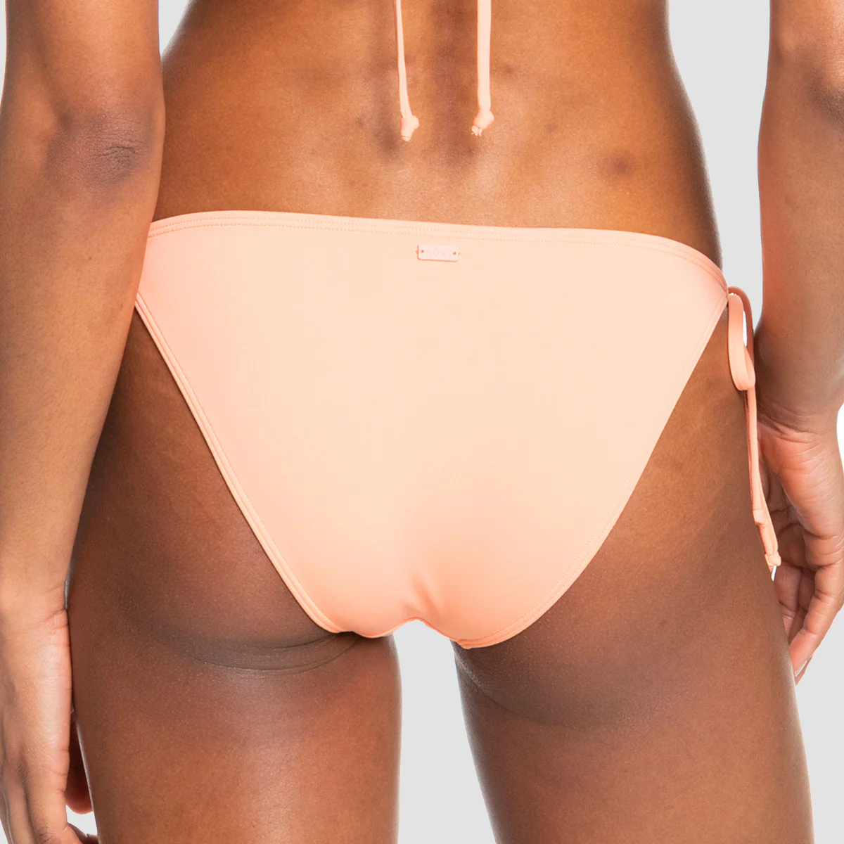 Roxy Beach Classics Tie-Side Bikini Bottoms Papaya Punch - Womens - Image 2