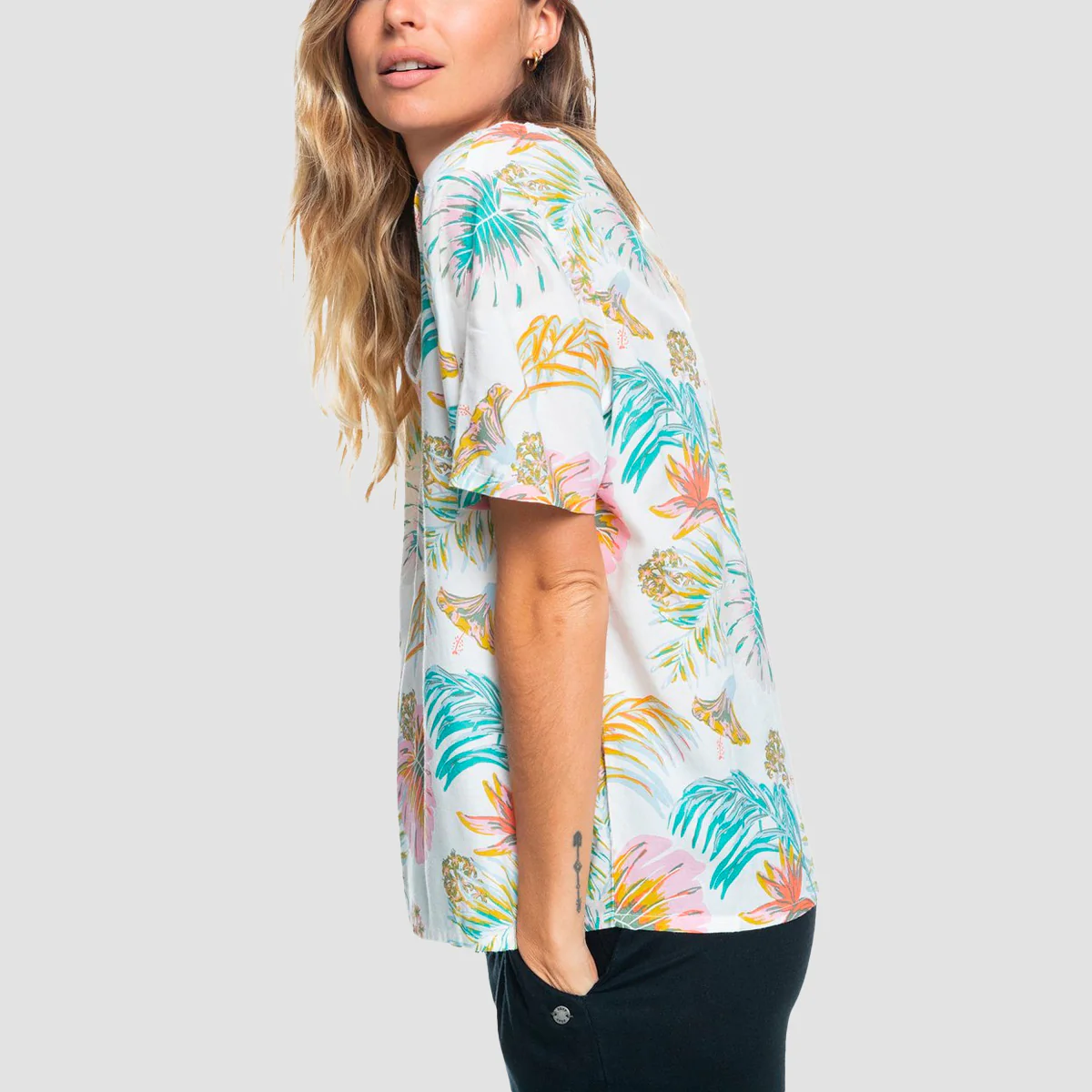 Roxy Hey Now Top Snow White Lilac - Womens - Image 2