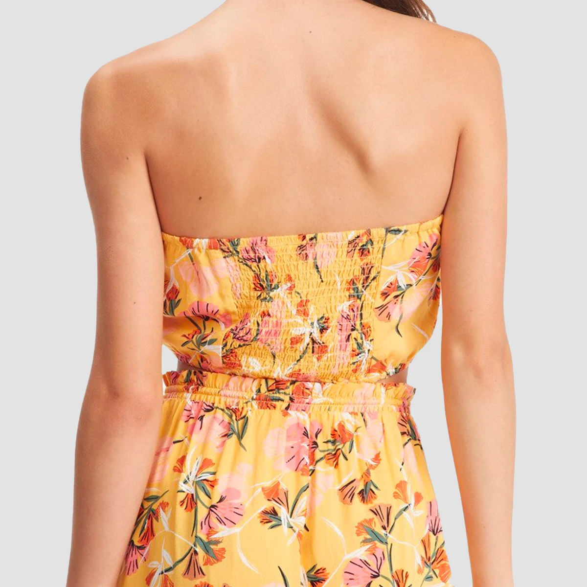 Roxy Island Hops Tube Top Chamois Pressed Flowers - Womens - Image 3