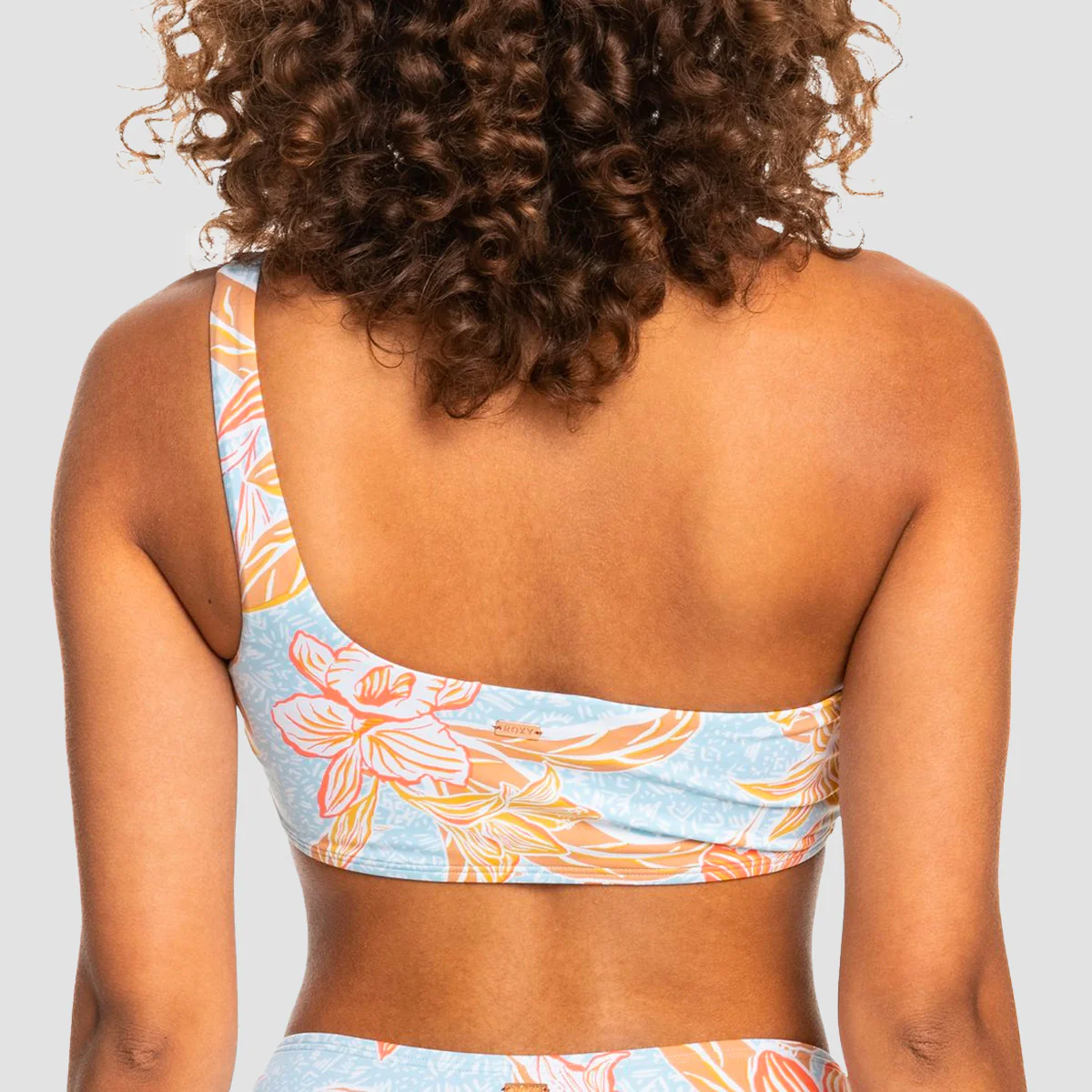 Roxy Island In The Sun Asymmetric Bikini Top Cool Blue S Island Time - Womens - Image 2