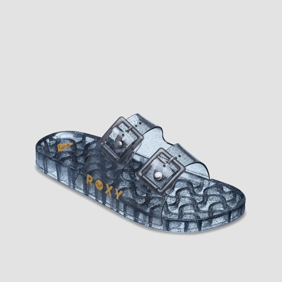 Roxy Kattie Glitter Sandals Smoky Grey - Womens - Image 2