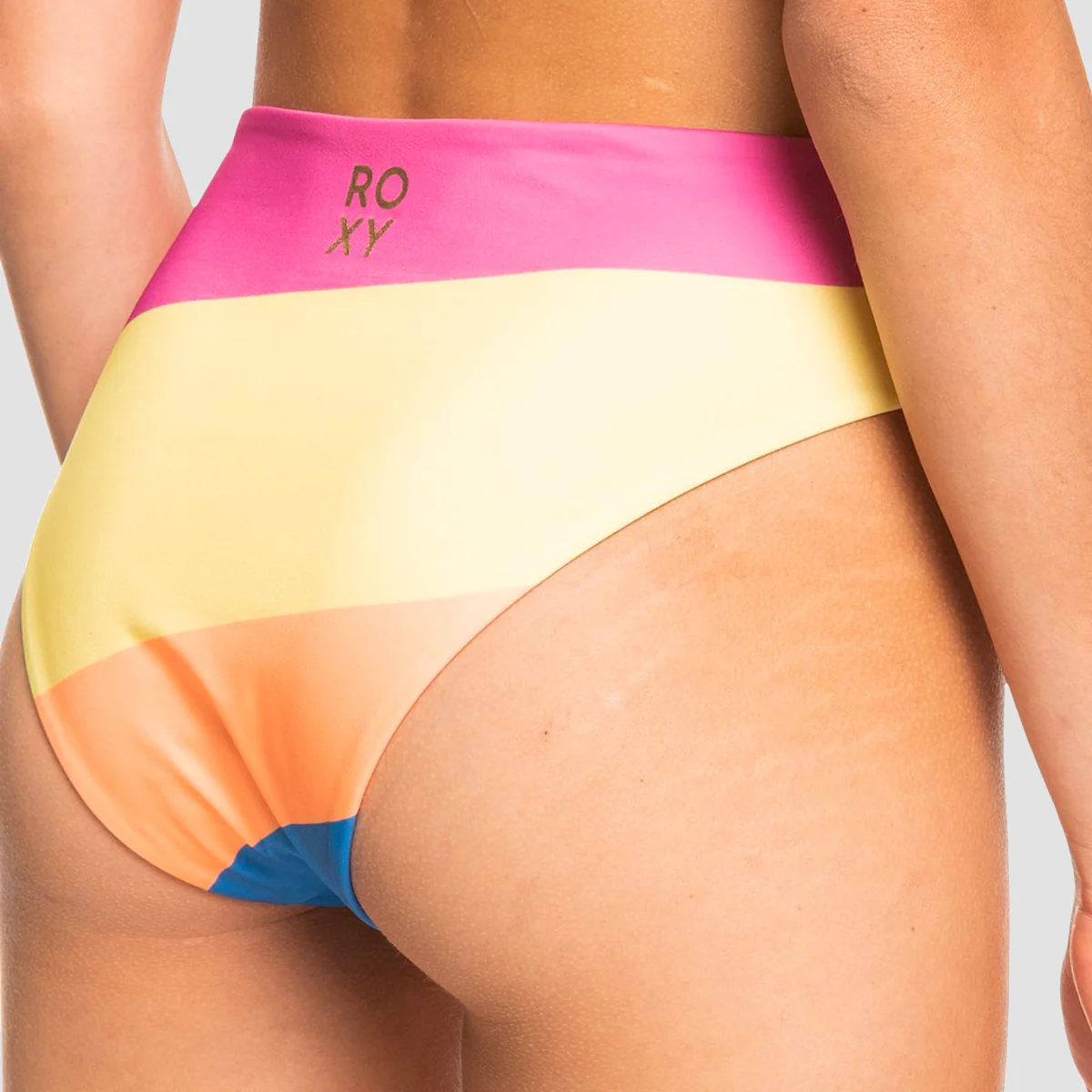 Roxy POP SURF Mid Waist Bikini Bottoms Bright White - Womens - Image 2