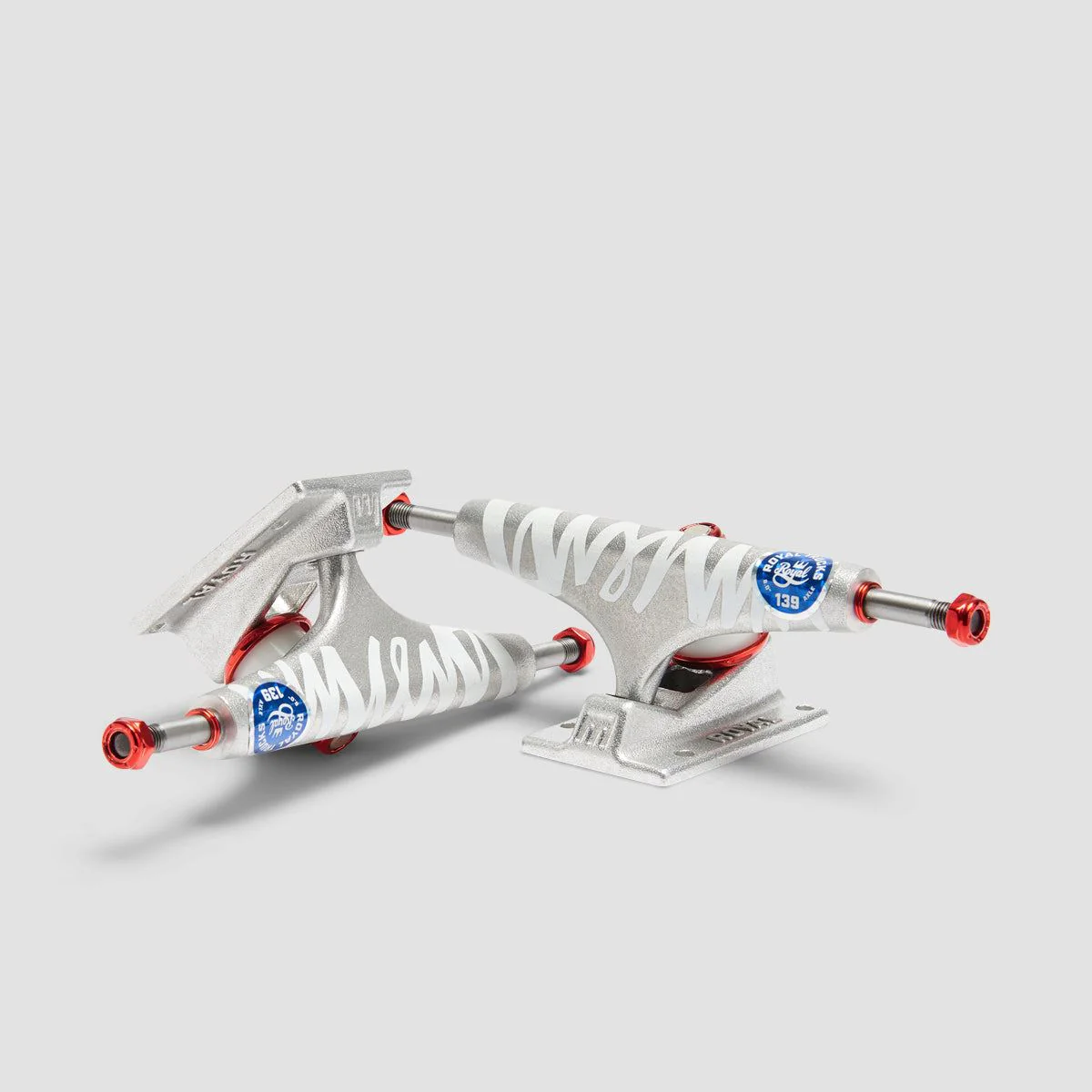 Royal Vincent Alvare Pro 139 Skateboard Trucks 1 Pair Silver - 8" - Image 3