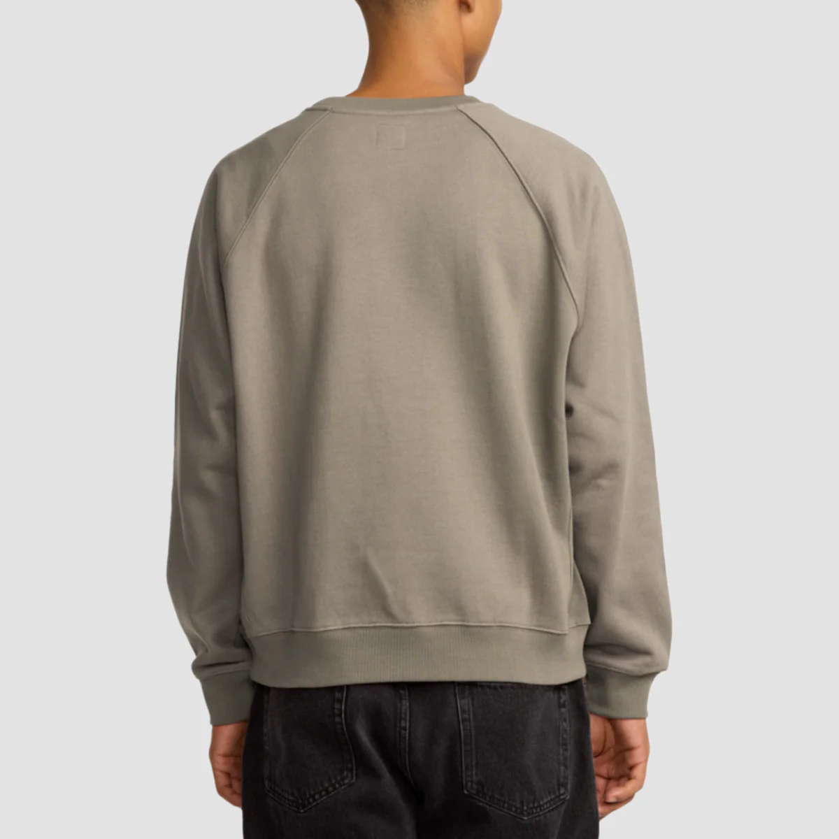 RVCA Dayshift Crew Sweatshirt Mushroom - Image 2