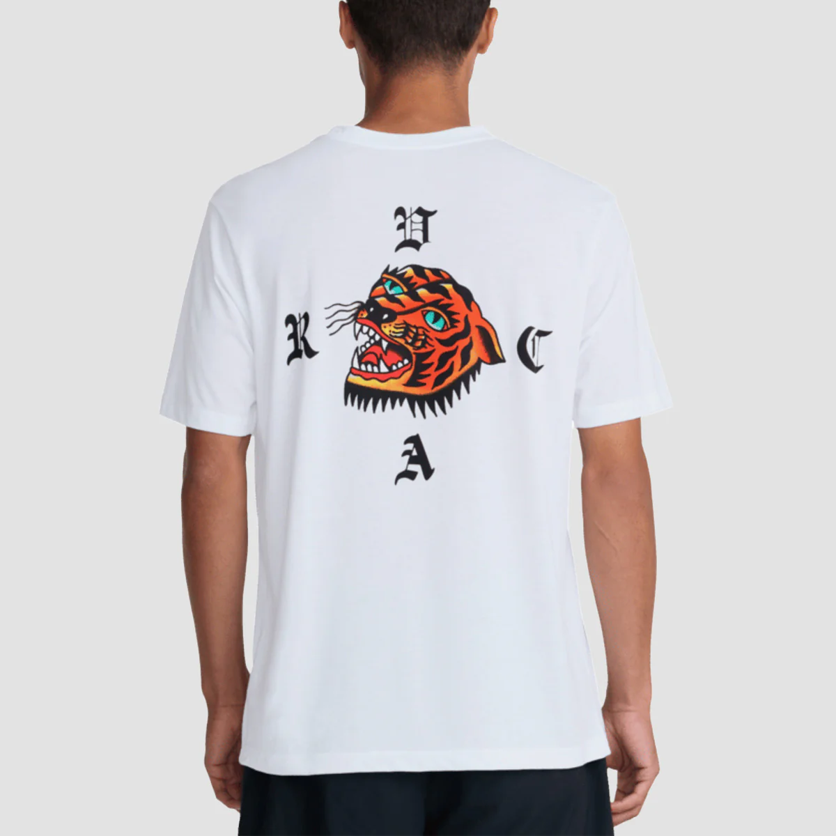 RVCA Kaleb Tiger T-Shirt White