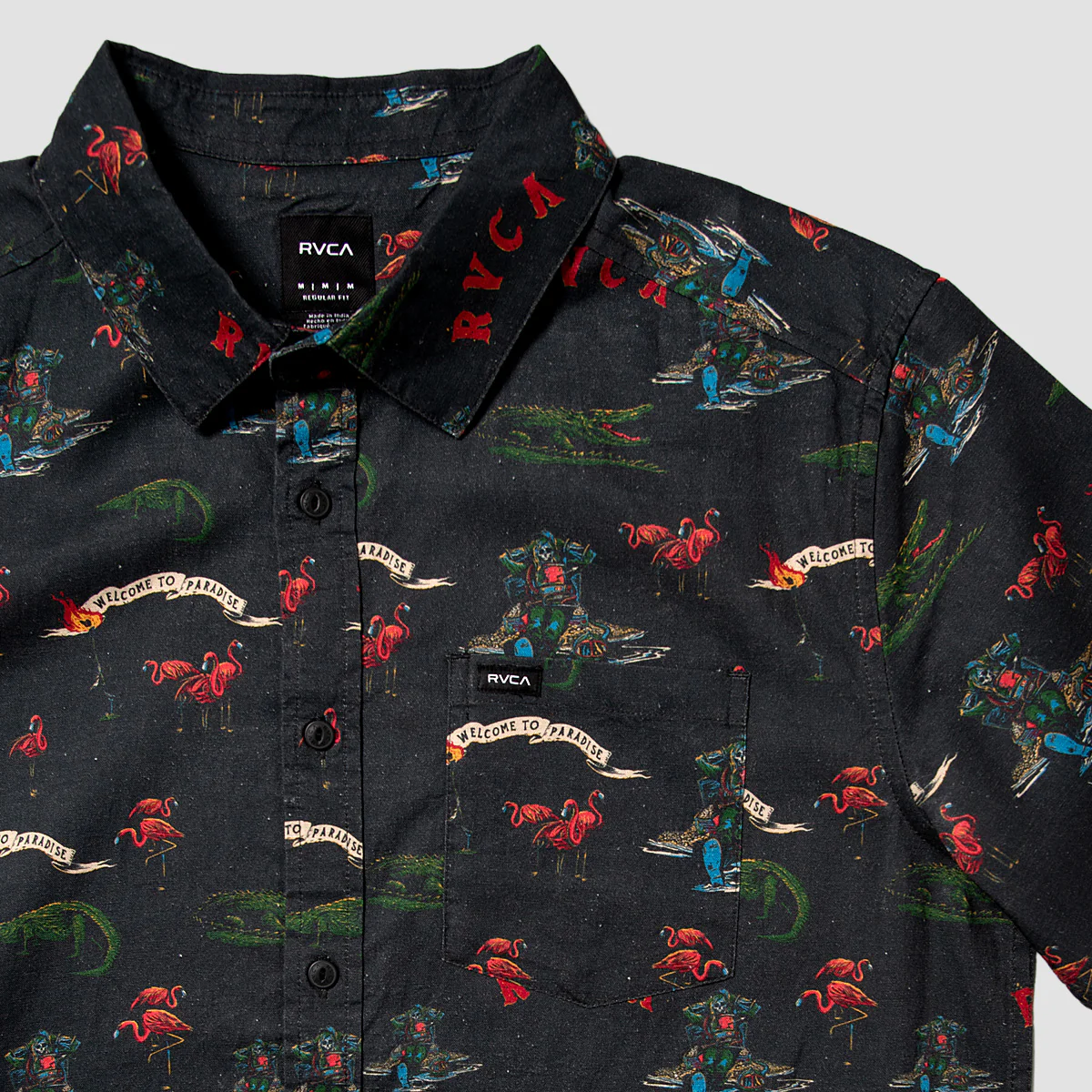RVCA Reception Short Sleeve Shirt Multi - Image 2